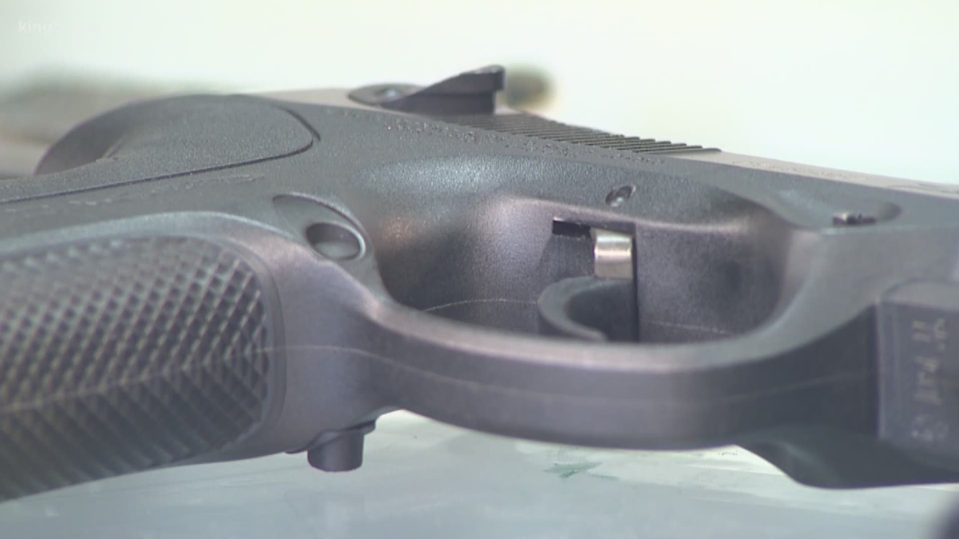 An exclusive KING 5 News poll found 45% of voters think Washington gun laws aren't strict enough.