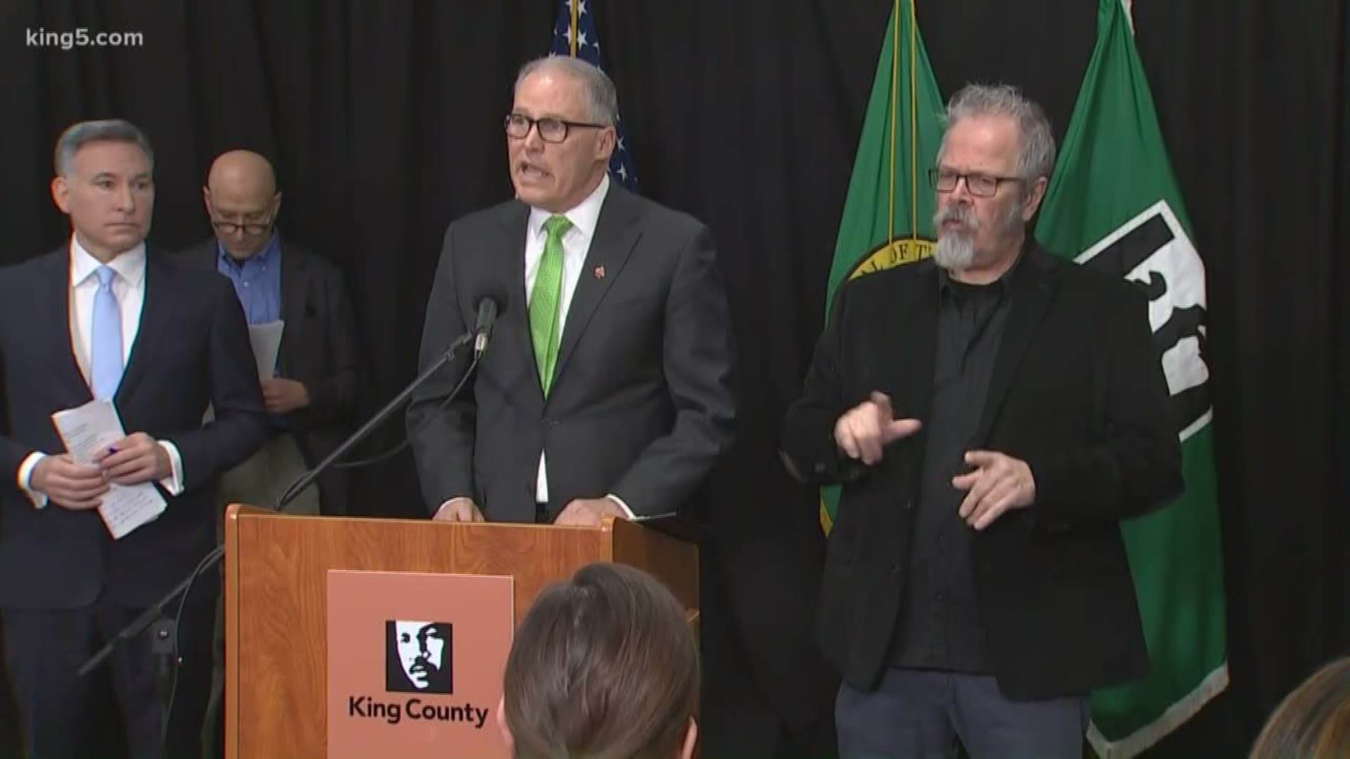 Washington governor Jay Inslee has deemed any public gathering of over 250 people in King, Pierce and Snohomish Counties as prohibited until further notice.