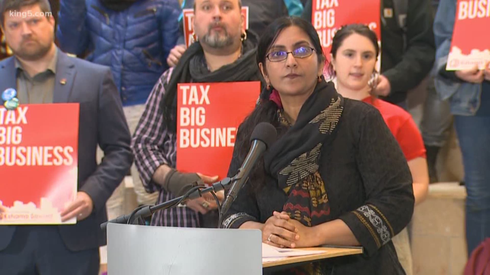 Seattle City Councilmember Kshama Sawant could face thousands of dollars in fines for ethics violations surrounding her new 'Amazon Tax' proposal.