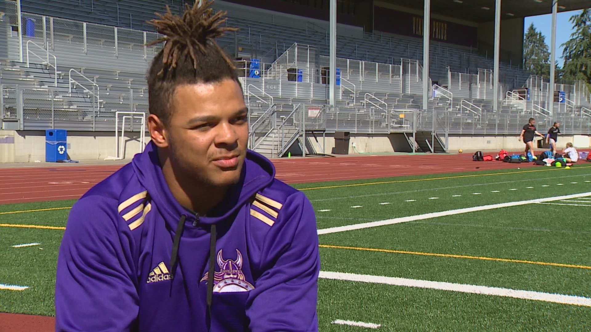 Lake Stevens running back Jayden Limar has already committed to Notre Dame ahead of his senior football season.