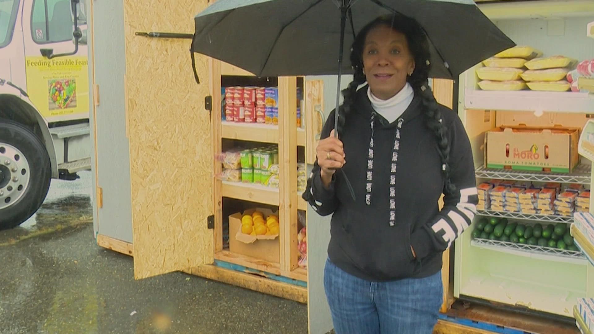 Throughout Pierce and King counties, one woman is working to make sure people feel comfortable and dignified when the receive food assistance.
