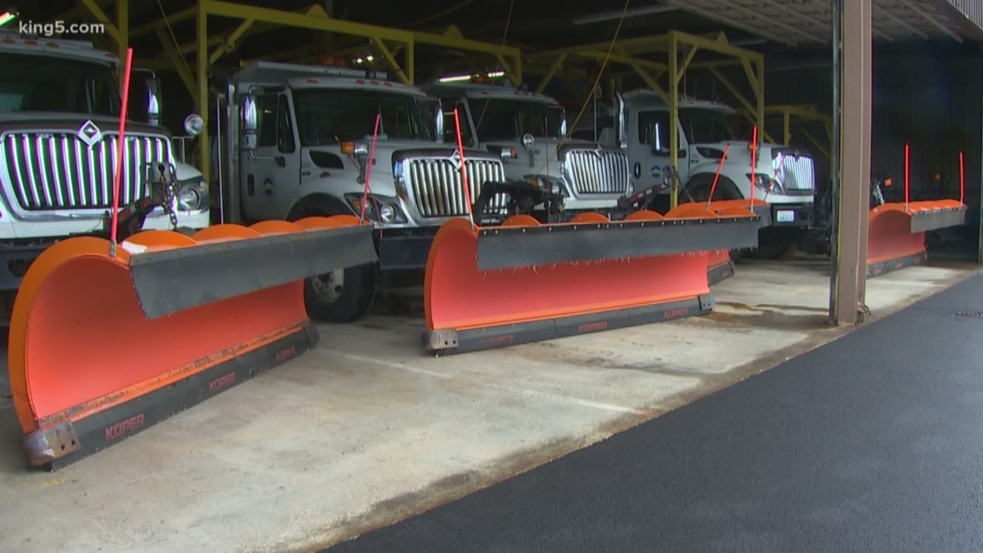 The city of Bellingham and Whatcom County crews are preparing for winter weather to move in. Snow isn't expected to be a major issue, but wind and ice could be.