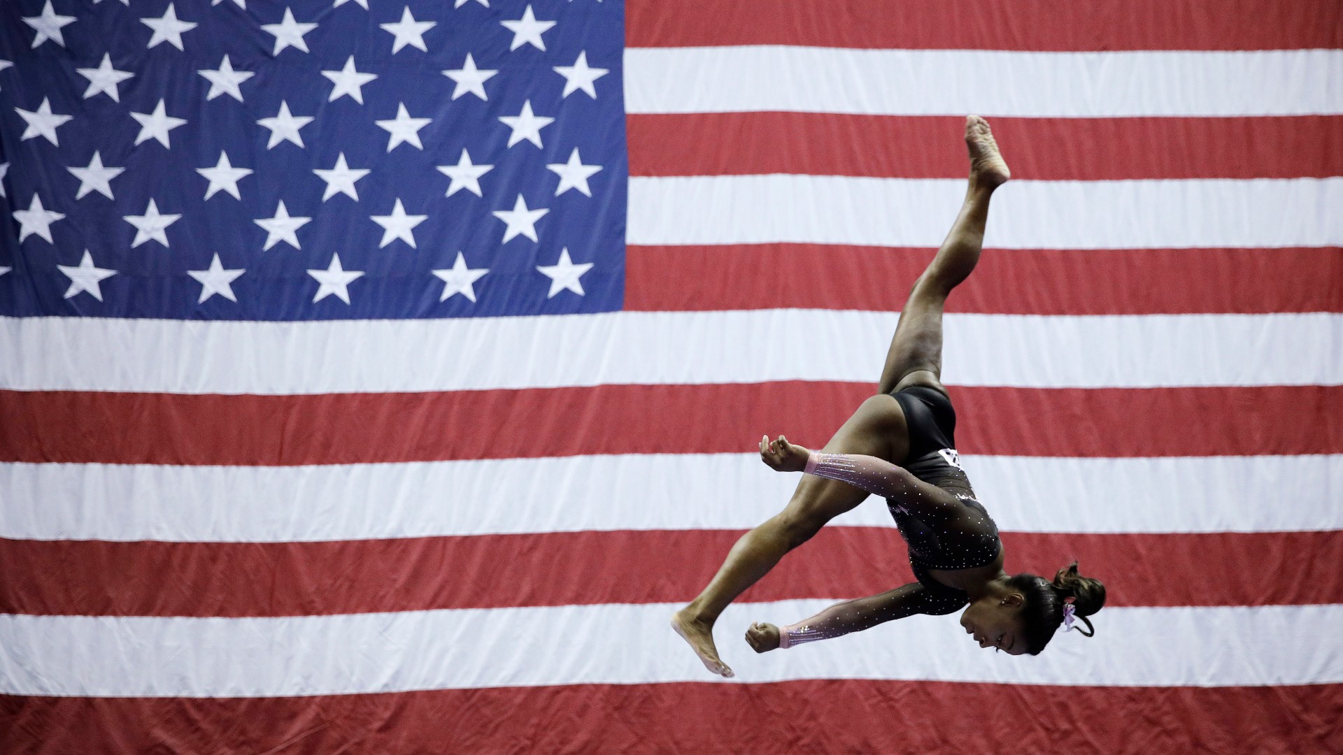 6 Pack Biles Soars To 6th Us Gymnastics Title