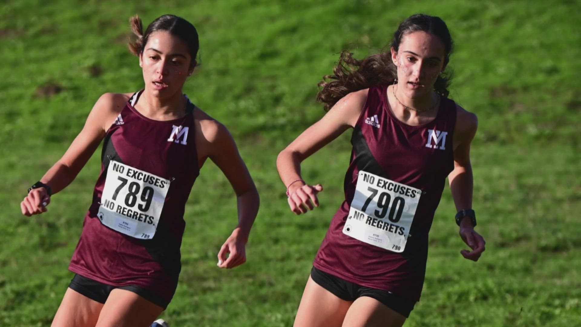 Two speedy sisters and the Gatorade track athlete of the year are competing for Mercer Island High School in the cross-country championships this weekend.