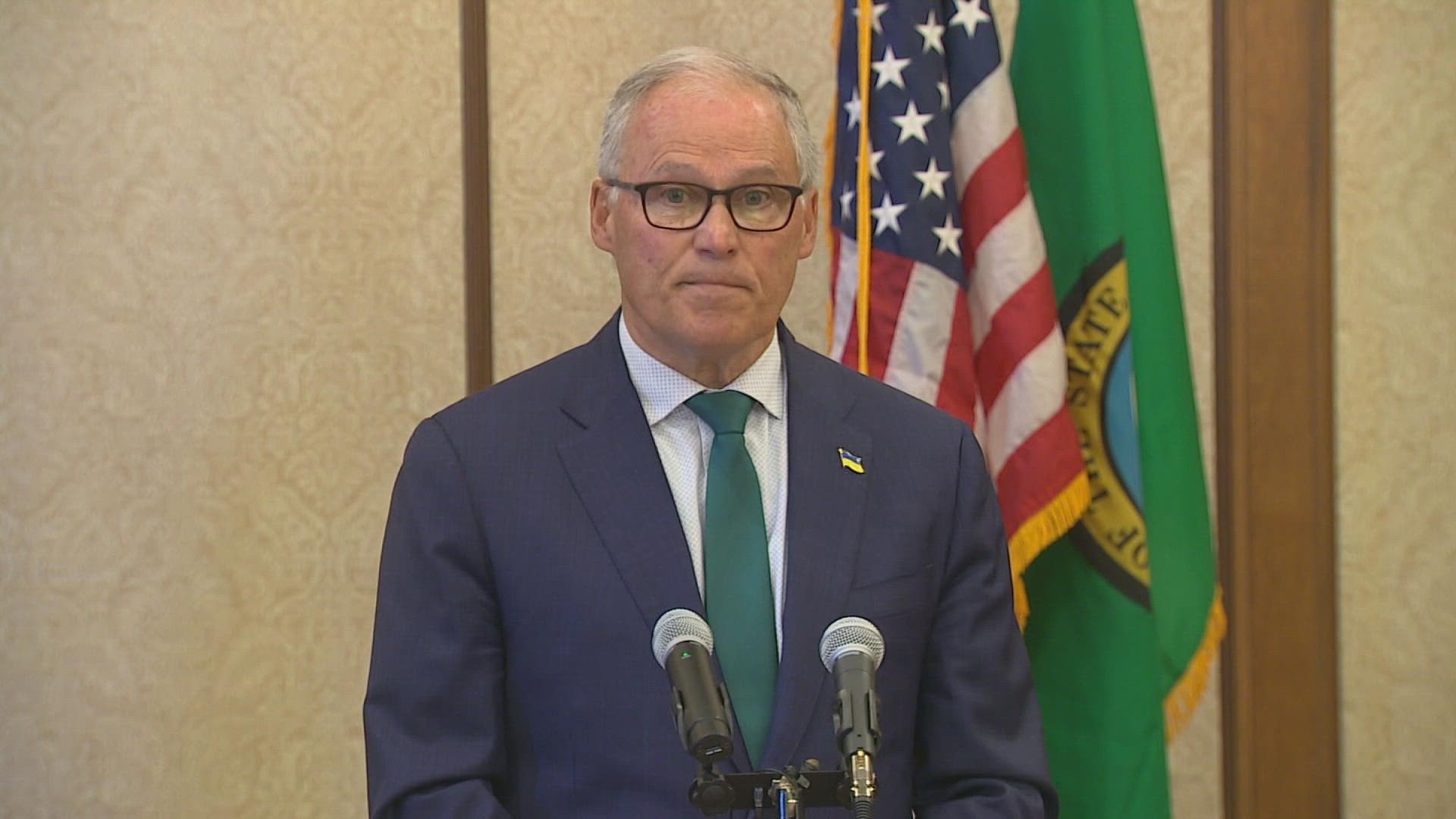 In a wide-ranging press conference on Wednesday, Inslee said vaccination requirements for state employees will remain in place.