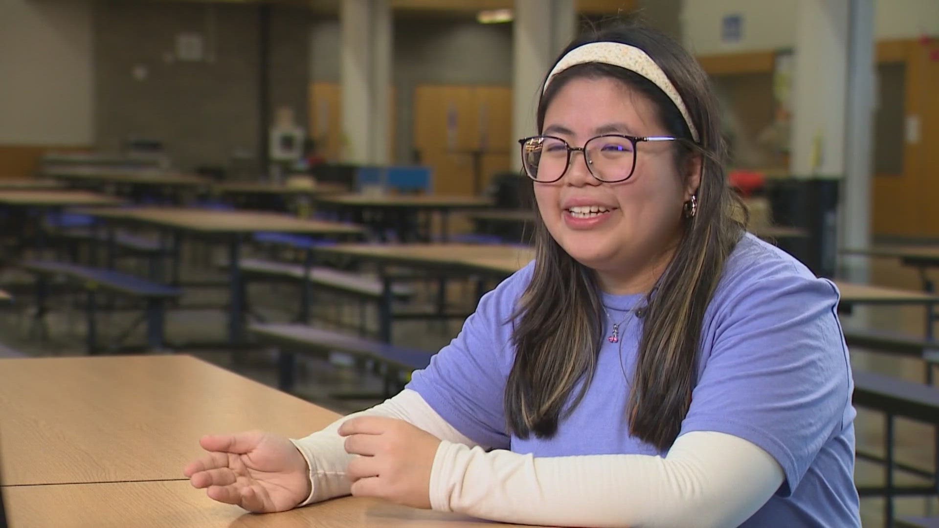 The high school student encourages other young people and her peers to de-stigmatize efforts to maintain mental health.