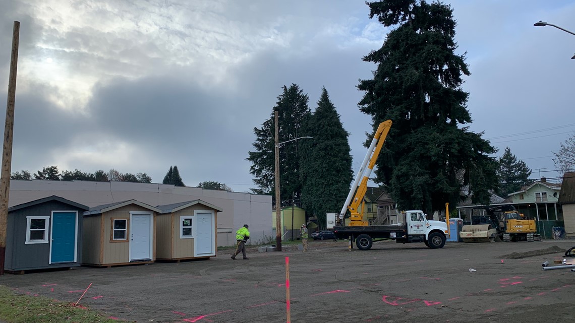 Tiny home community in will soon house up to 35 adults