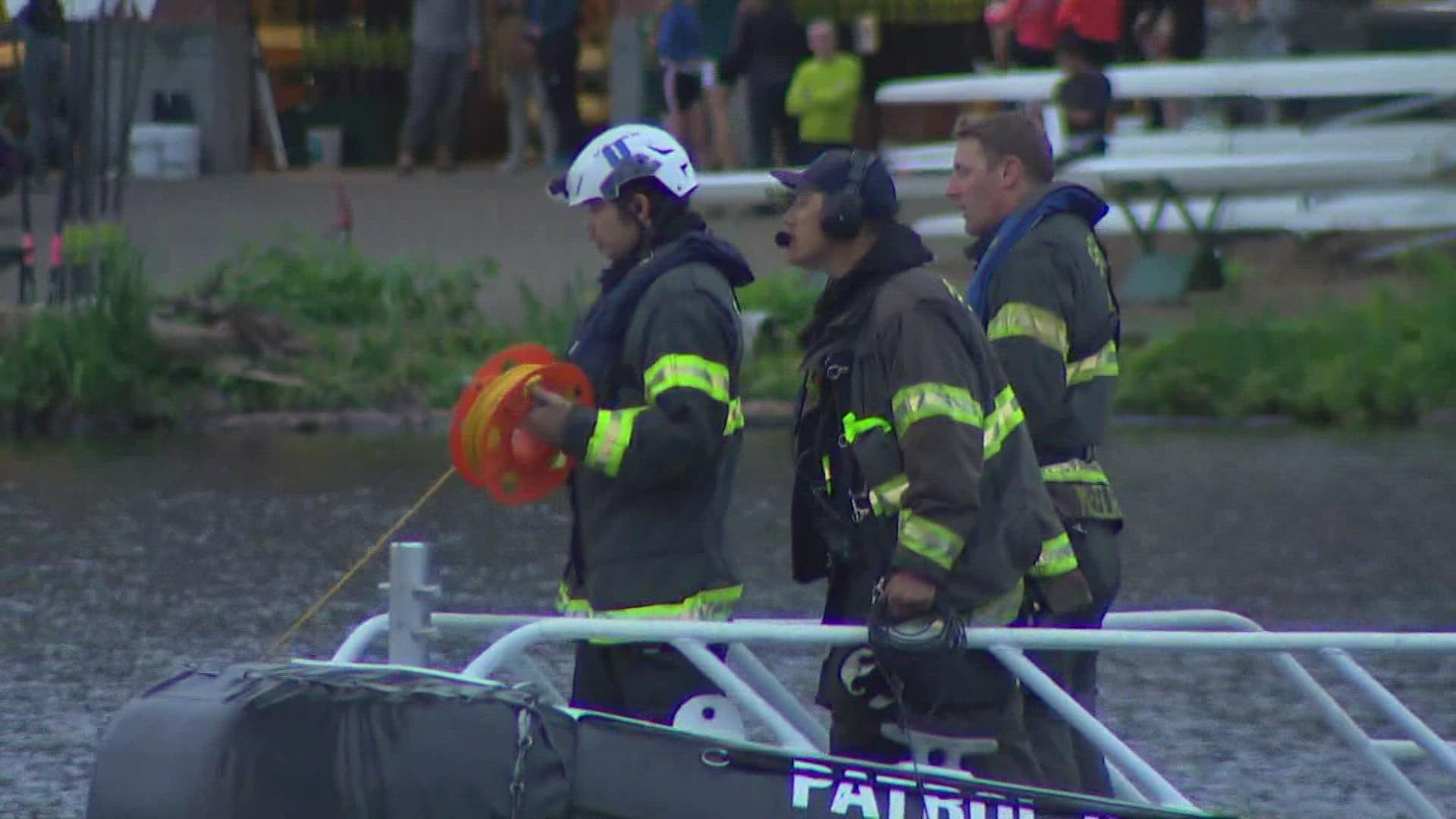 Seattle police now consider the situation beneath the Ship Canal Bridge to be a "recovery effort" and they assume the ejected driver is in the water