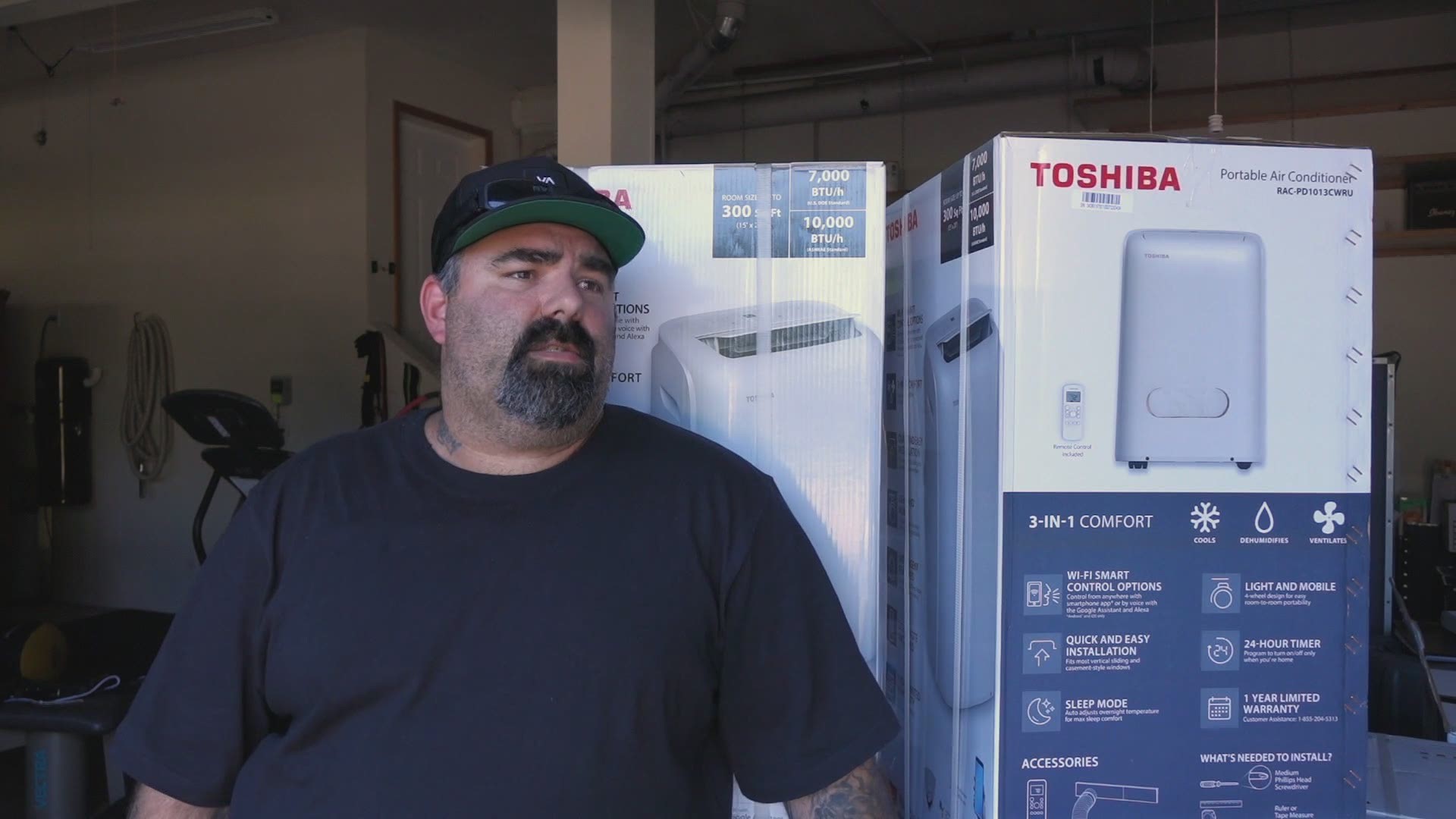 Where there's a will, there's a way. A Bonney Lake man drove through the night to Redding, California, to bring back A/C units for his neighbors in need.