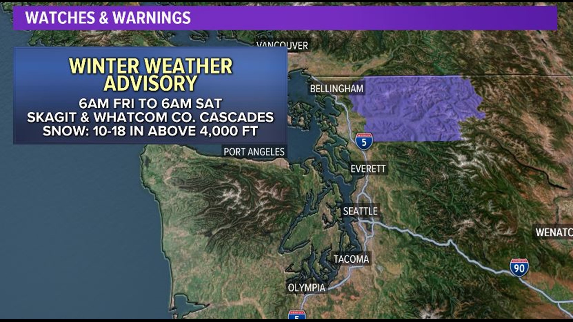 Snow to hit mountain passes this week | king5.com