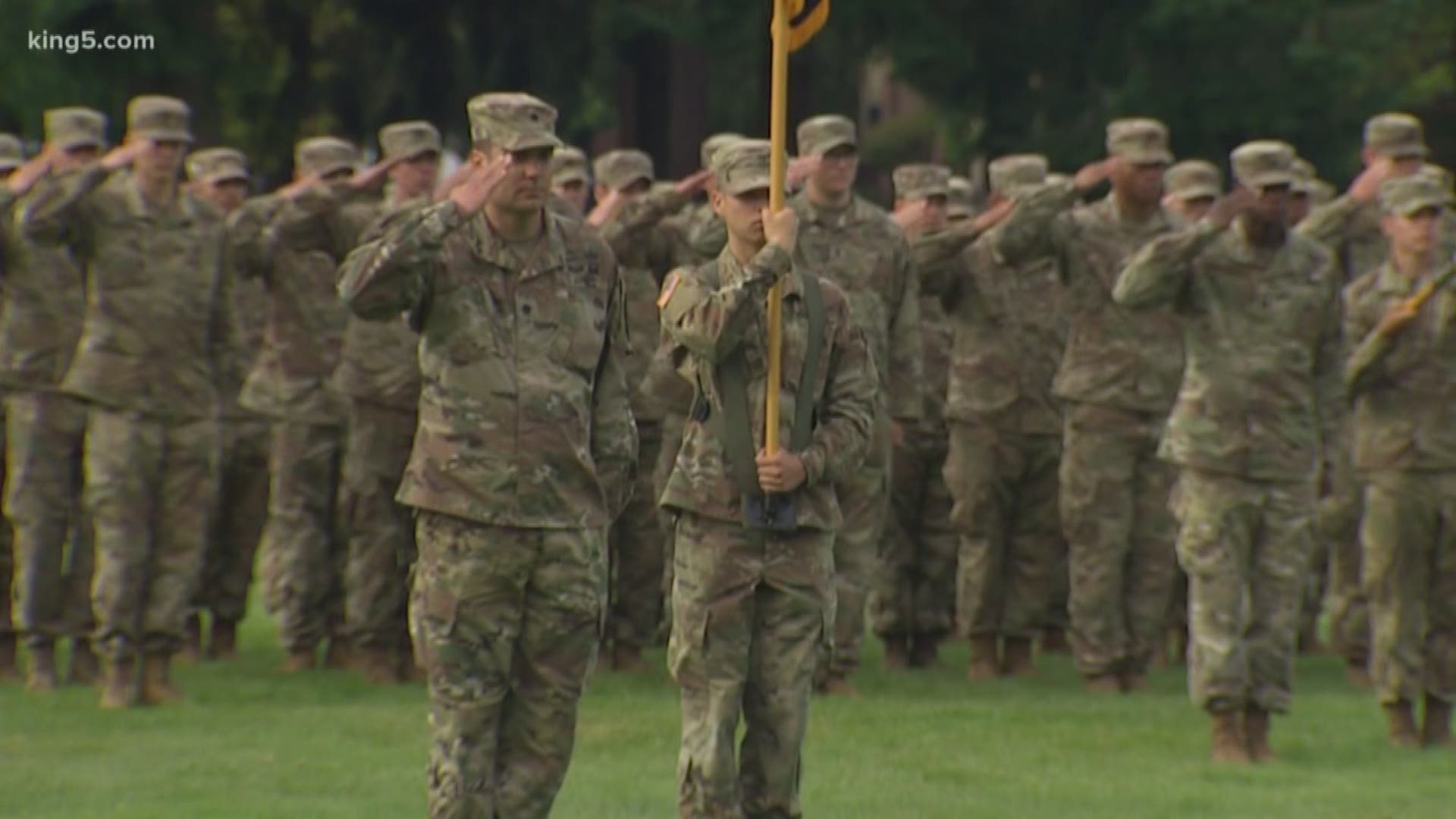 Soldiers at Joint Base Lewis-McChord spent the Thursday morning welcoming international visitors. It marked the start of a two-week-long joint training exercise between the United States Army and the Indian Army. KING 5' Sebastian Robertson reports.