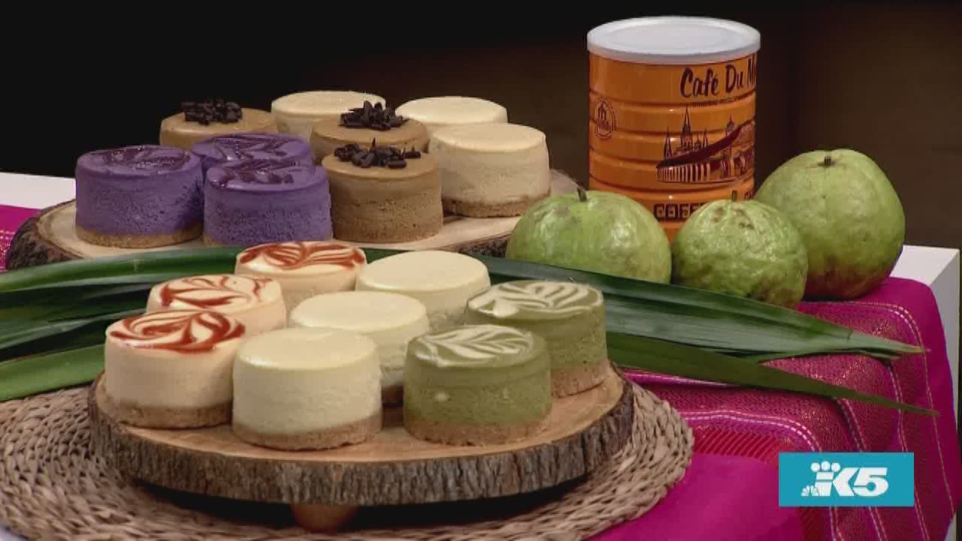 We're whipping up some unique cheesecakes with Filipino and Asian-Pacific inspired flavors to celebrate National Cheesecake Day. 

Hood Famous Bakeshop owner and baker Chera Amlag is showing us her craft, including the fabulously purple ube cheesecake.