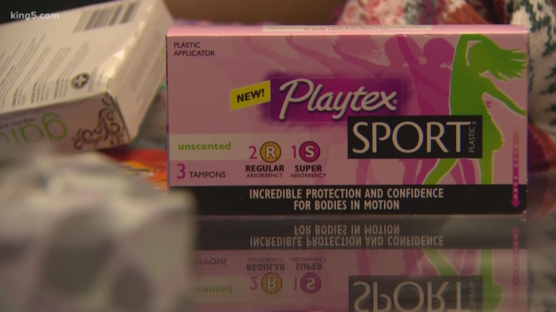 Should Seattle get rid of the tampon tax? Nine states have already made the hygiene products exempt from sales tax. Now a city councilmember wants Seattle to investigate the idea. KING 5's Natalie Swaby reports.