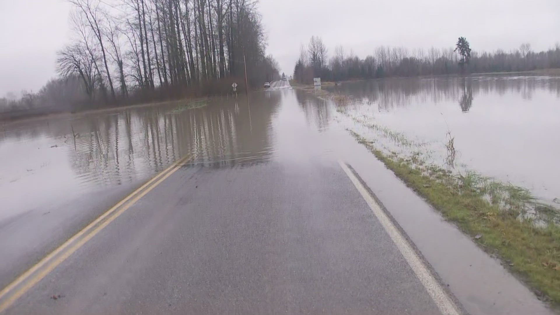 Hard hit communities like Silvana experienced flooding after an atmospheric river dumped several inches of rain over western Washington