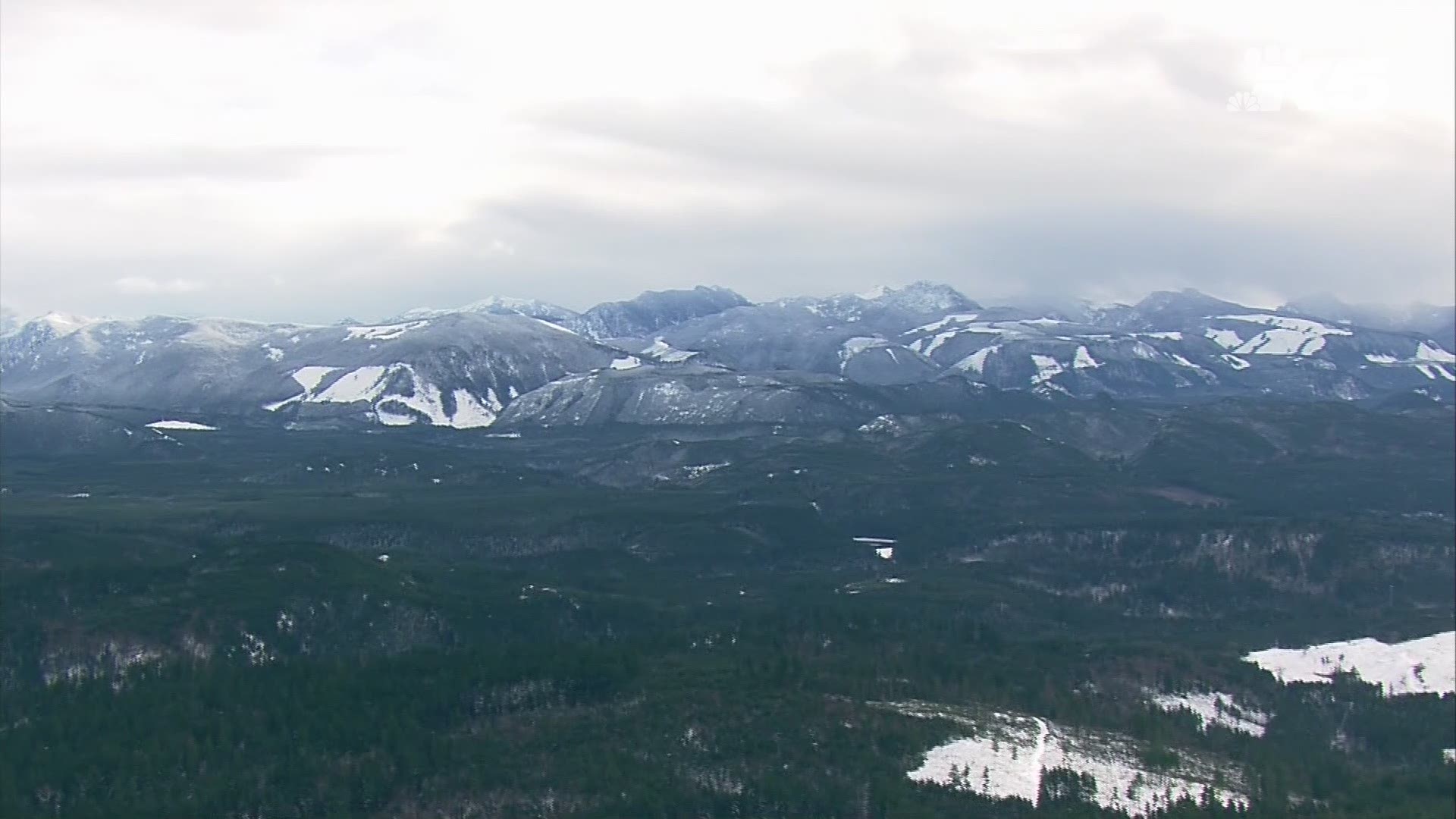 Washington's beautiful Cascade Mountains as seen from the SkyKING helicopter.