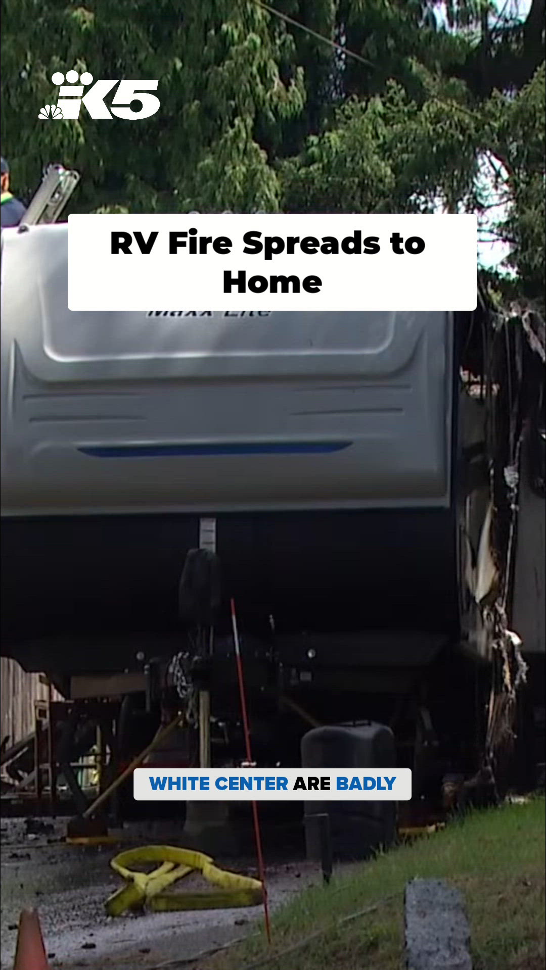 RV fire spreads to homes in White Center | king5.com