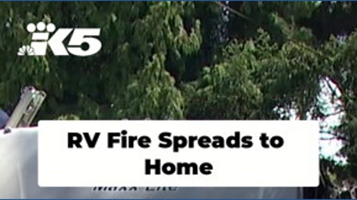 RV fire spreads to homes in White Center | king5.com