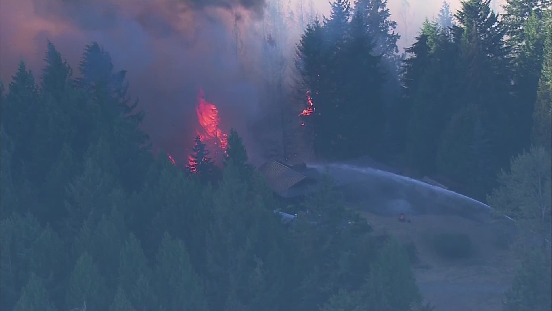 Dry conditions and the threat of another heat wave have firefighters in eastern Pierce County on high alert.