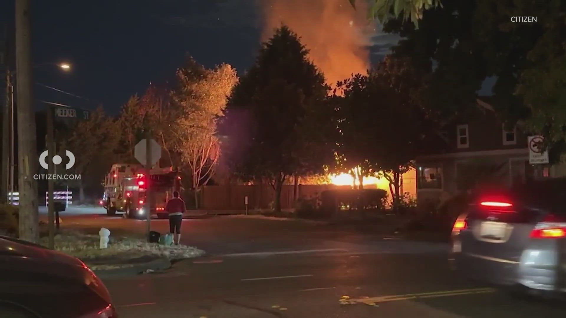 Authorities say there have been several reported fires at this home.