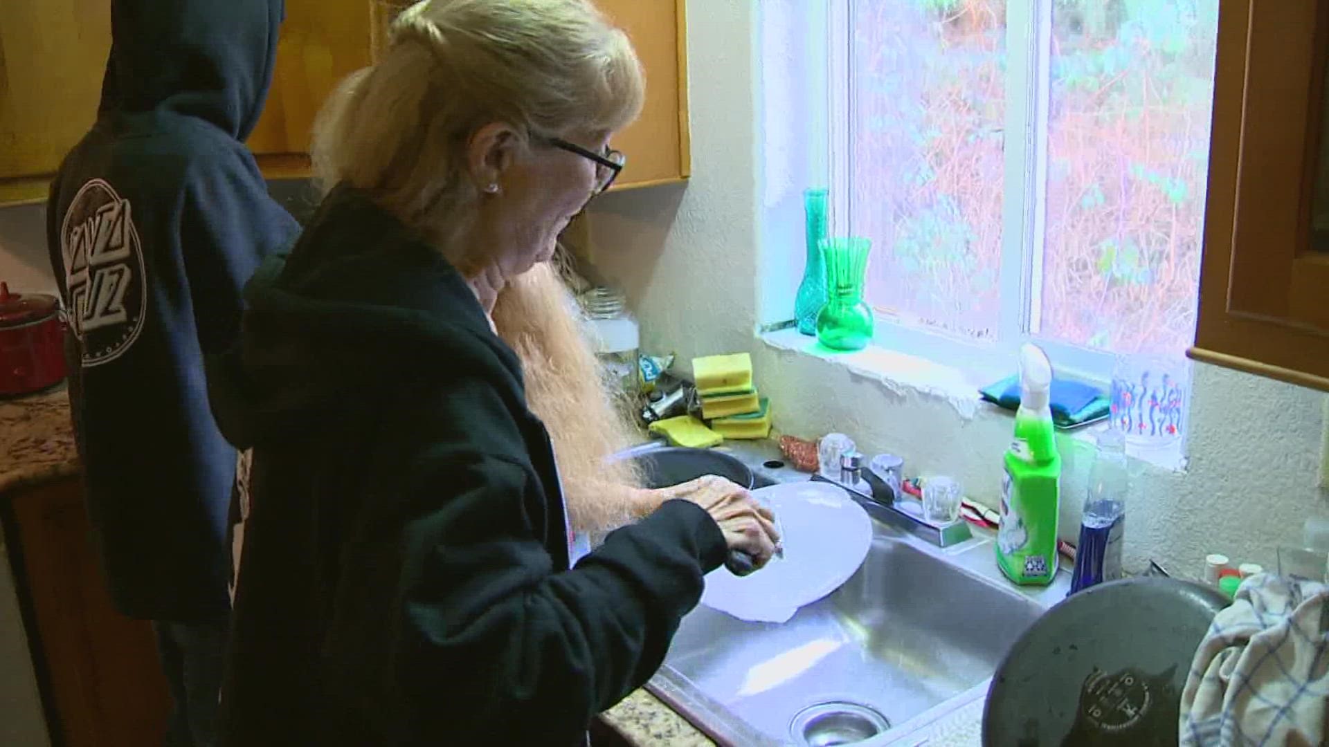 The Granite Falls man has gone two years without a furnace and eight months without hot water.