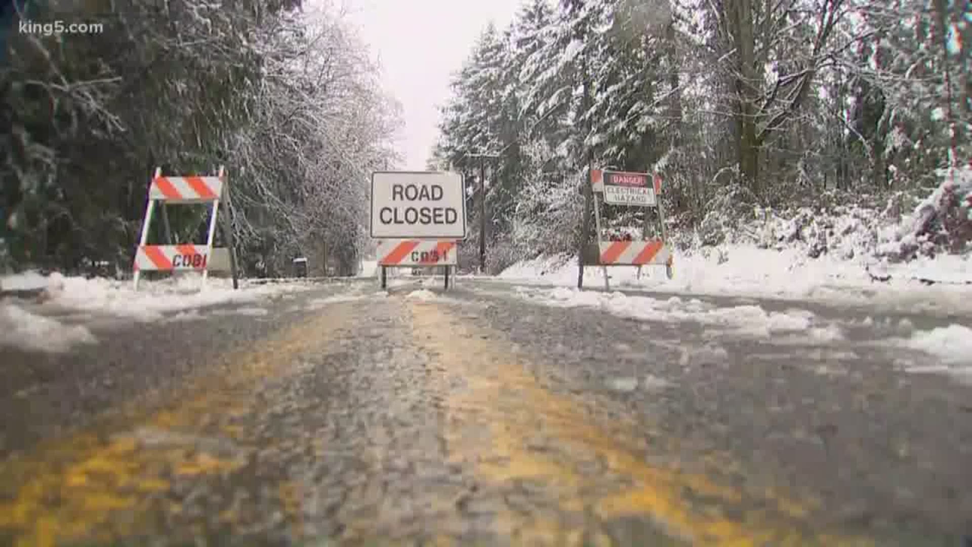 Harsh weather has led to power outages in Kitsap County.