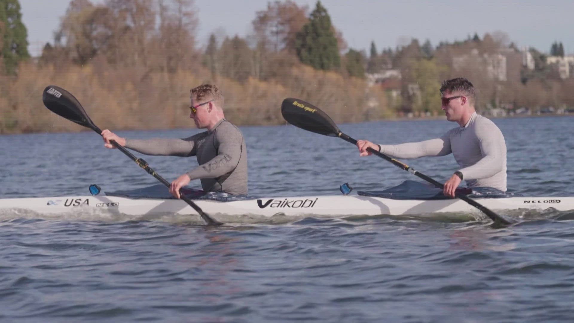 Jonas Ecker from Bellingham and Aaron Small from Seattle are two of the best paddlers in the country.