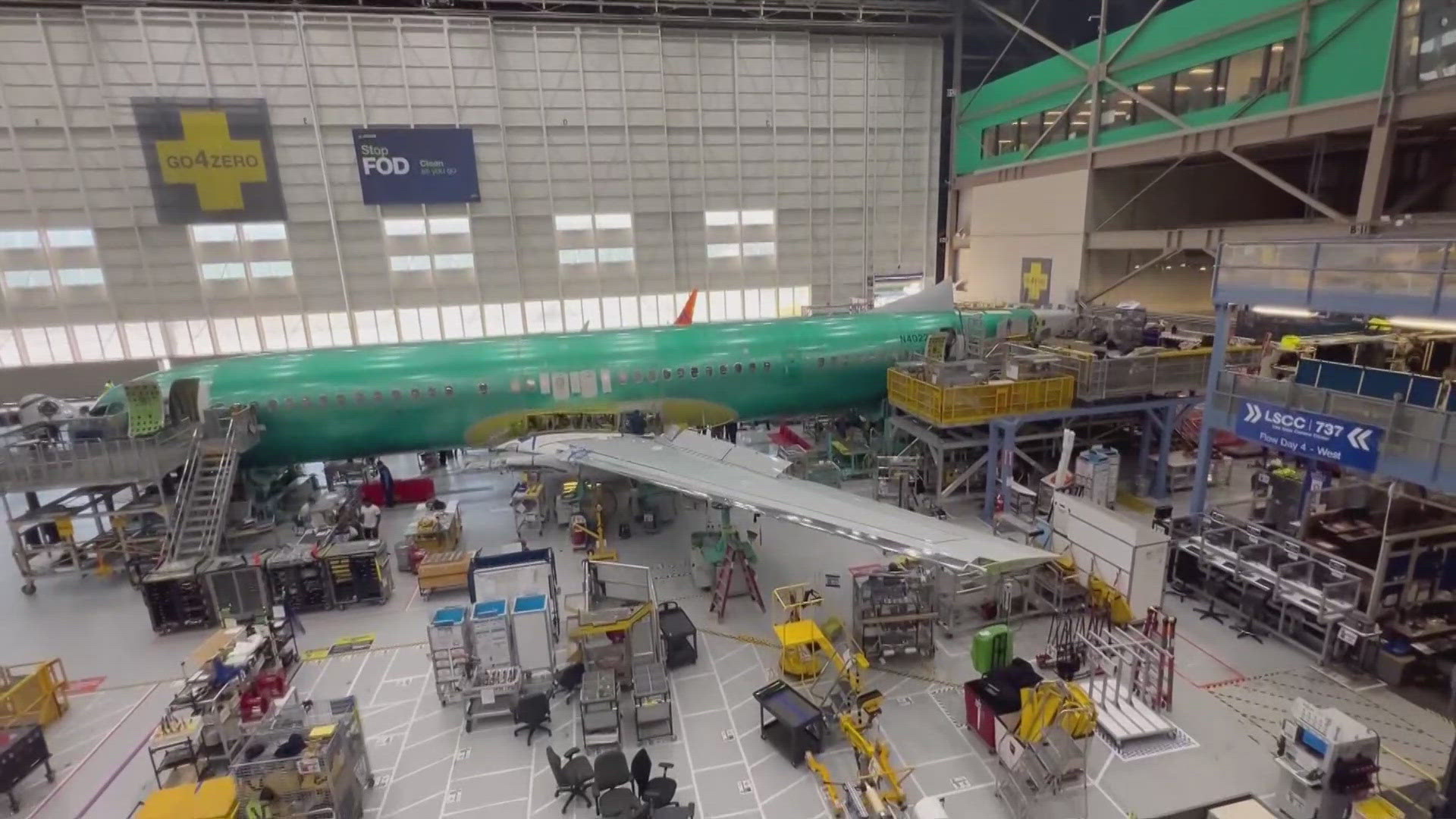 Boeing has confirmed to KING 5 the "non-conforming component" was found in three already delivered airplanes which are grounded pending replacement of parts.