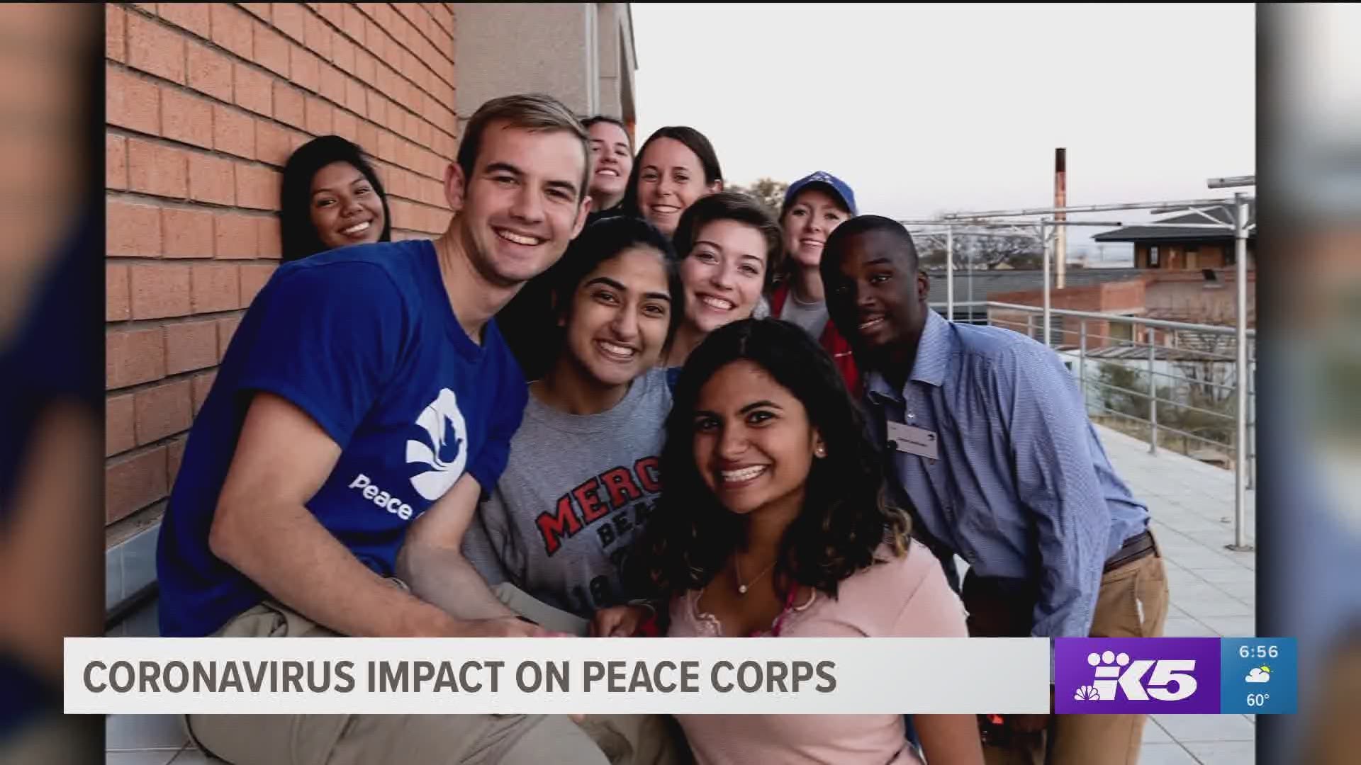 Peace Corps volunteers are unable to collect unemployment, but legislation is being introduced to change that.