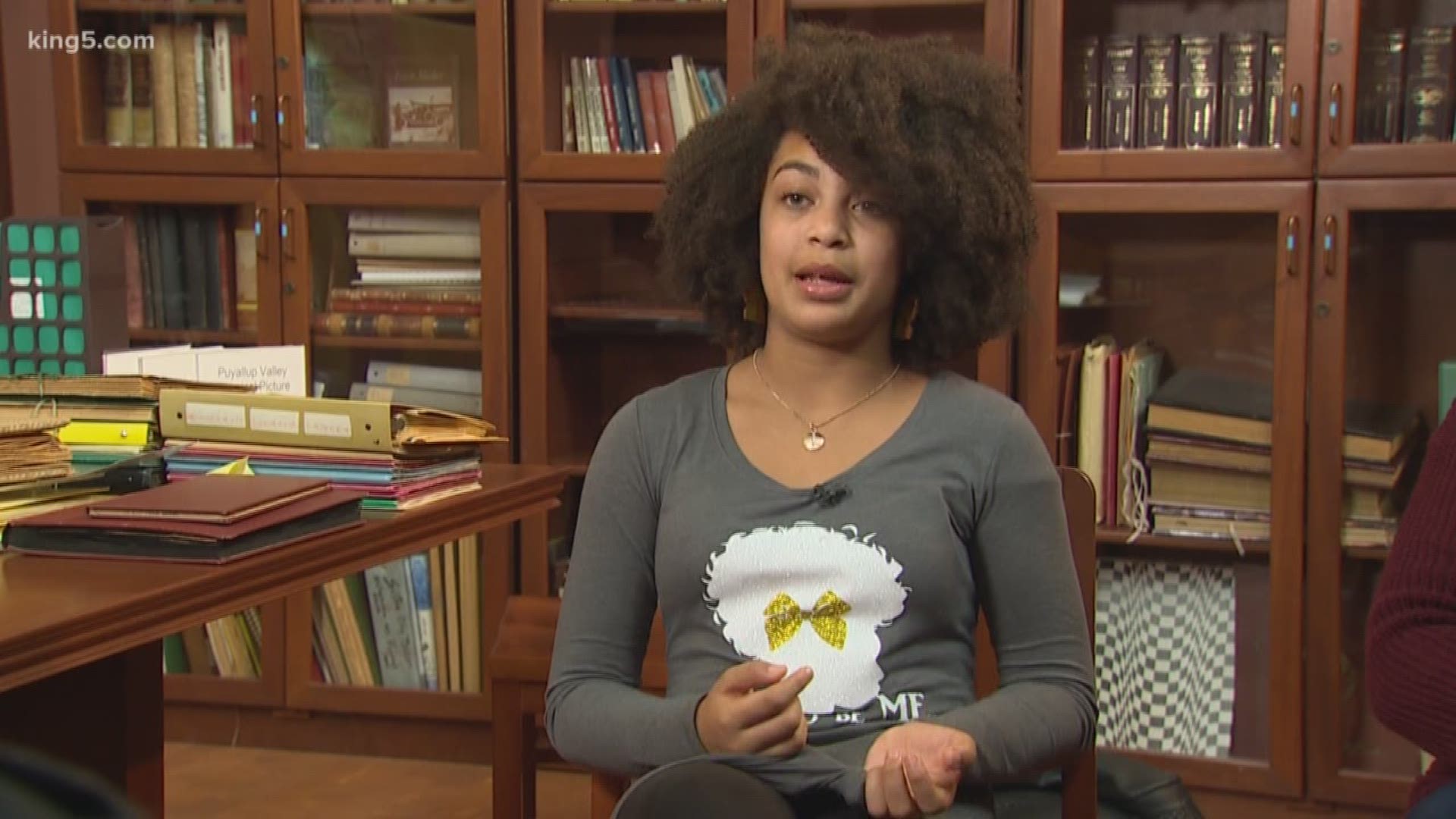 Her teacher said the student was being harassed all day for wearing her natural hair.