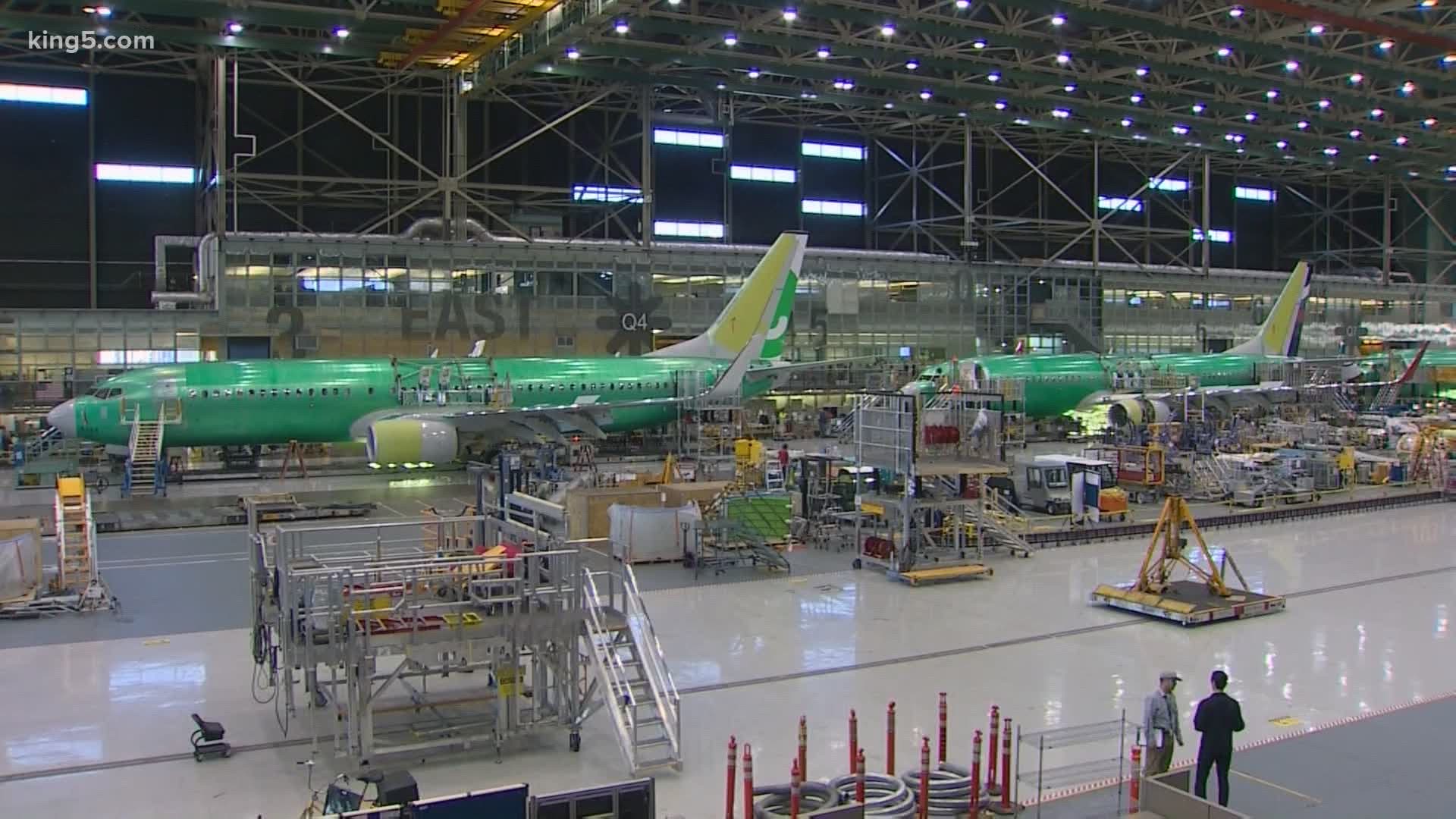 Boeing announces the restart of Renton's production line of the grounded 737 MAX, a bright spot amid other news of around 10,000 company layoffs in Washington state