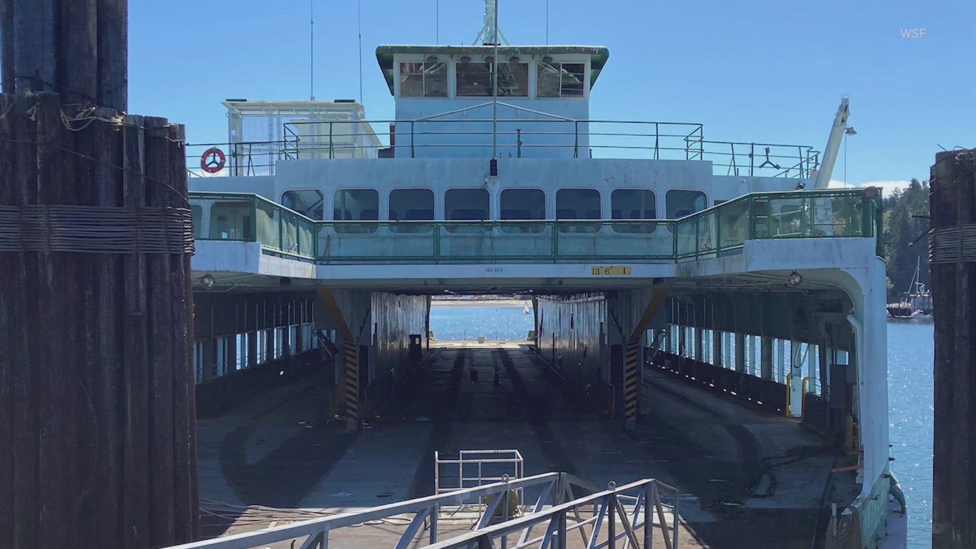 The two vessels served the state's ferry system for over 50 years.