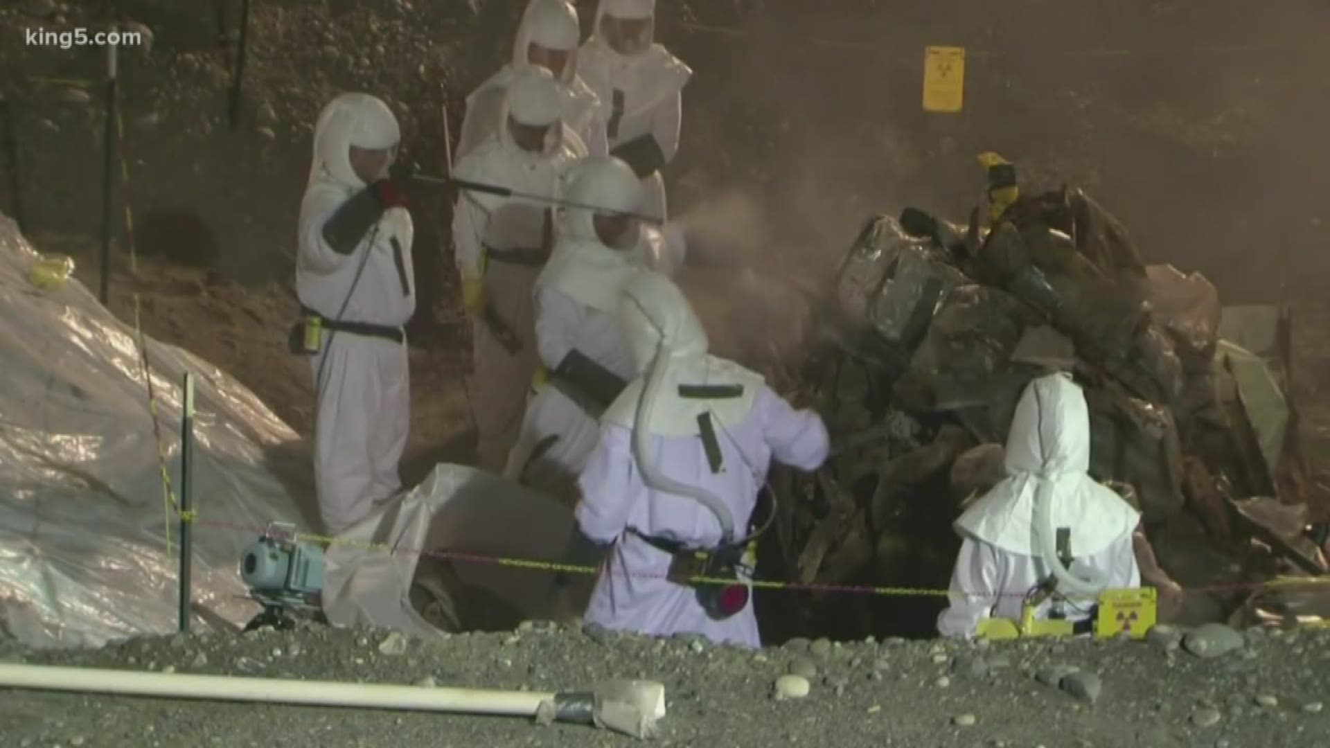 We have the latest on a new law to help sick Hanford workers.