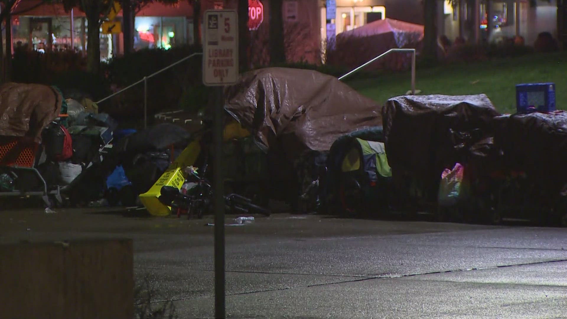 The amendment would prohibit people from setting up tents overnight near places like schools, libraries, parks and more.