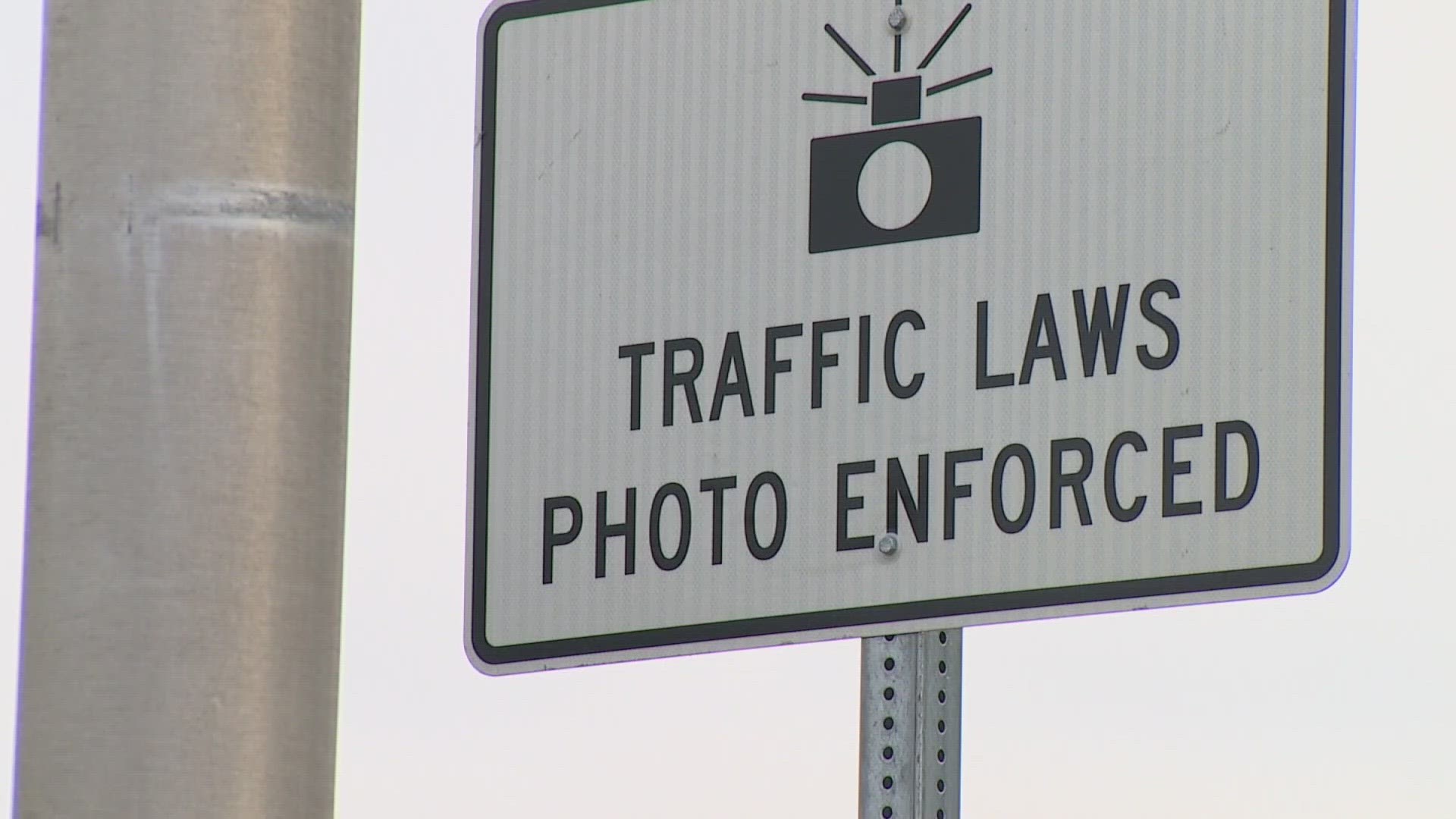 Cities would be allowed to use cameras to nab drivers blocking intersections.