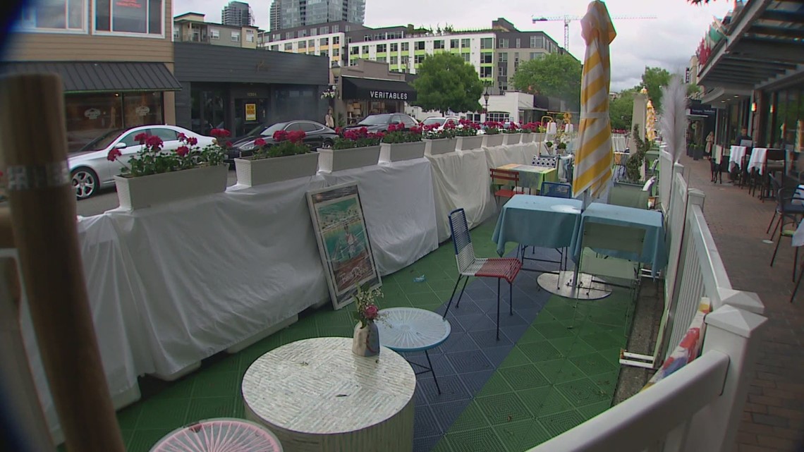 Bellevue expands outdoor dining for dozens of restaurants | king5.com