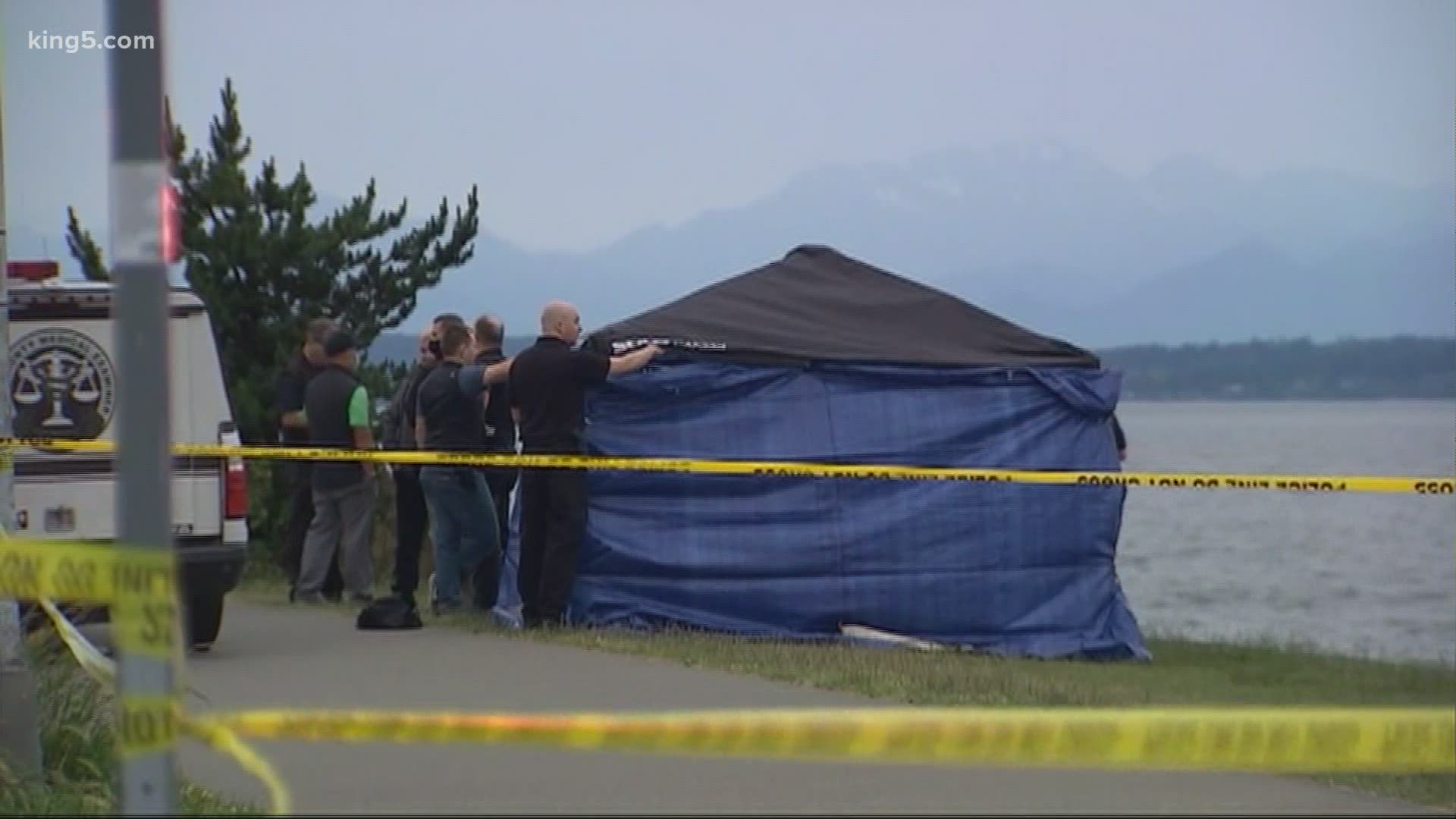 Police are continuing to investigate after human remains were found in suitcases on Alki Beach in Seattle. The identity of the victim is unknown.