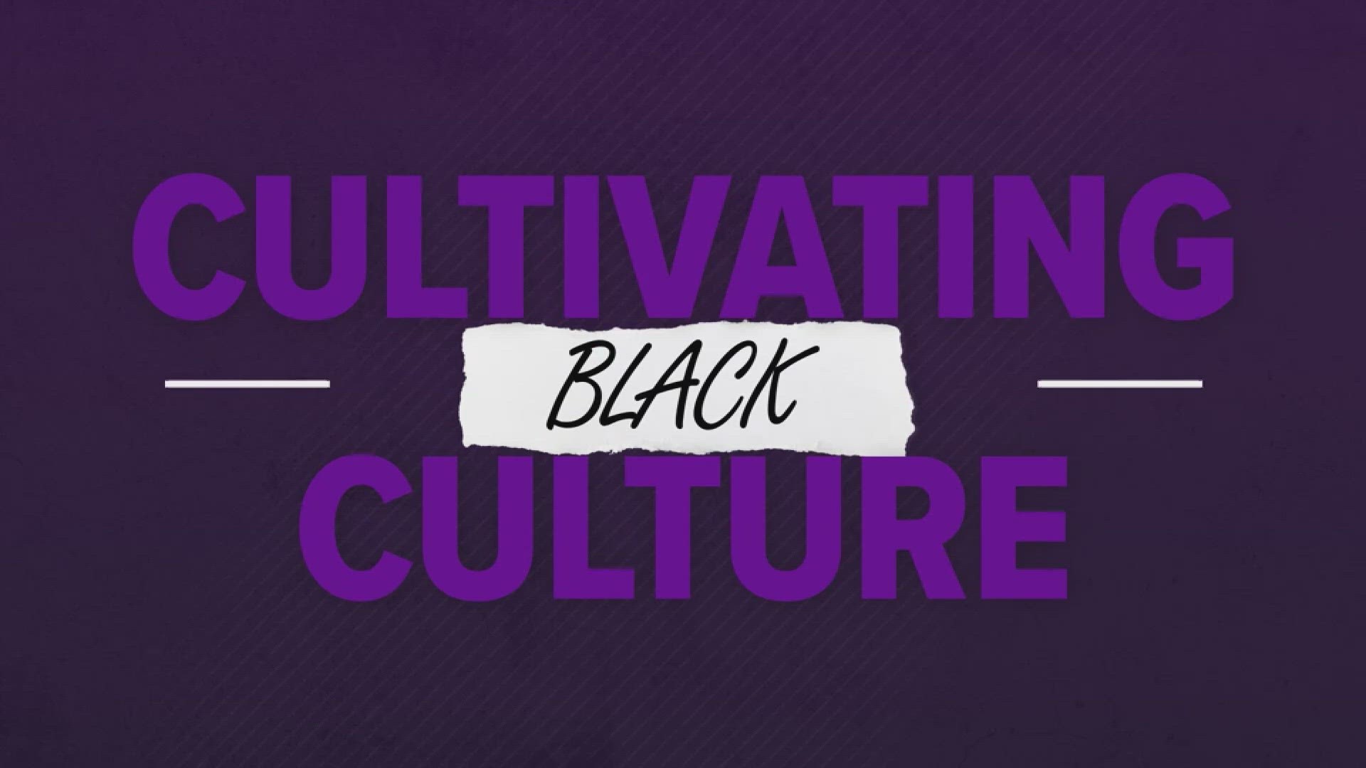 Cultivating Culture showcases people who are helping build Black community in western Washington.