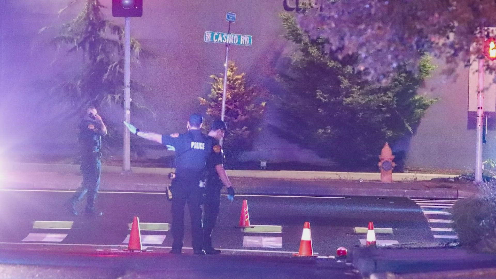 A man who lives nearby said he was woken up by the shooting, and police later notified him that there were bullet holes in his car.