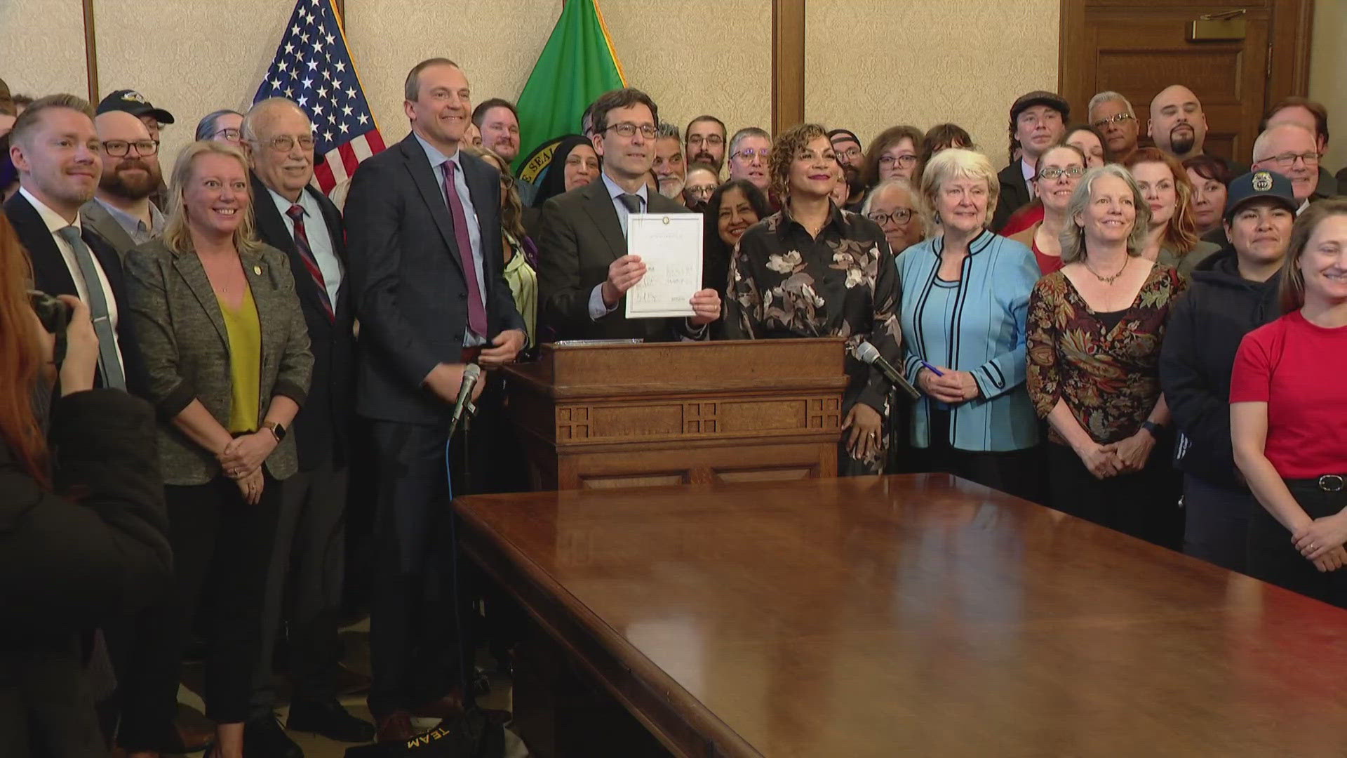 Workers who go on strike will be eligible for unemployment benefits in Washington - here's when the law takes effect, and what conditions have to be met.