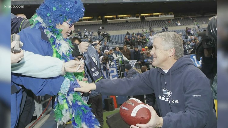 PHOTOS: Seahawks Surprise 'Mama Blue' With 2020 Fan of the Year Award