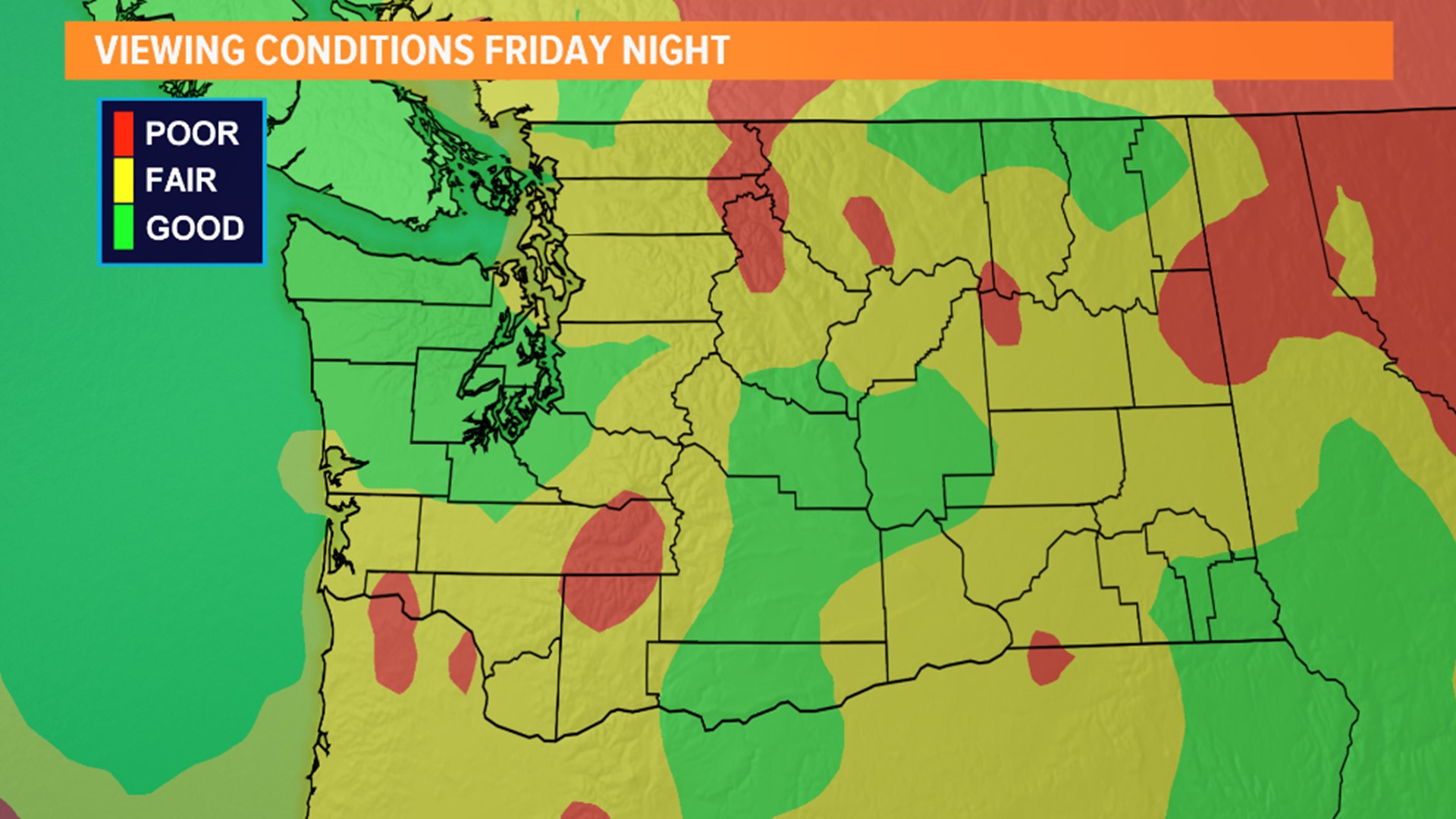 Look for the northern lights over western Washington this weekend