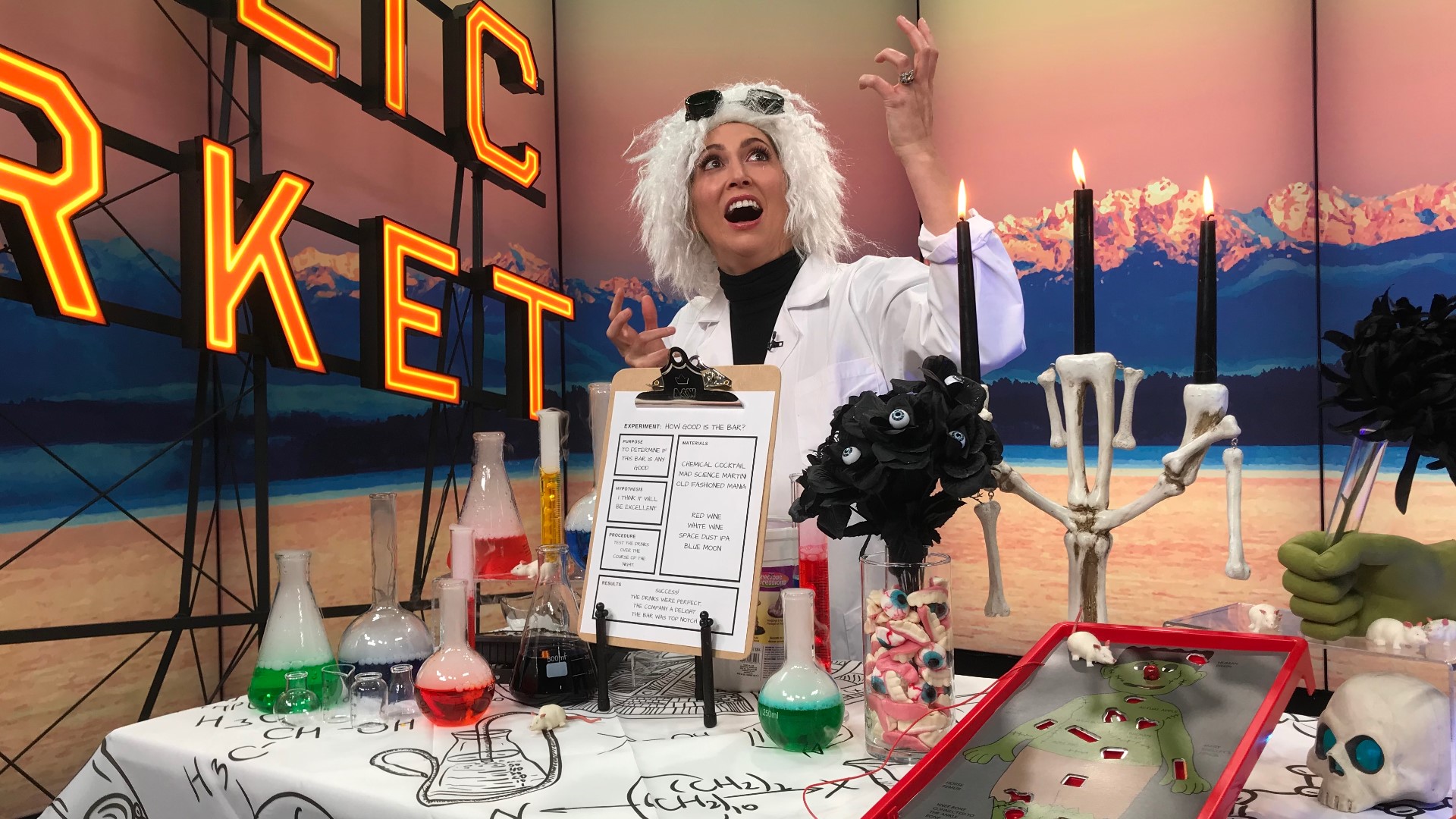 Sheena Kalso's tips and tricks for putting together a Haunted Laboratory party for your little Mad Scientists.