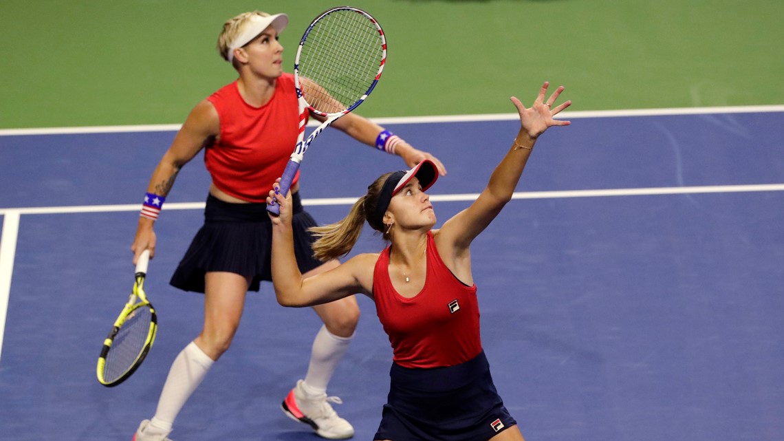 US advances to Fed Cup Finals after doubles win over Latvia | king5.com