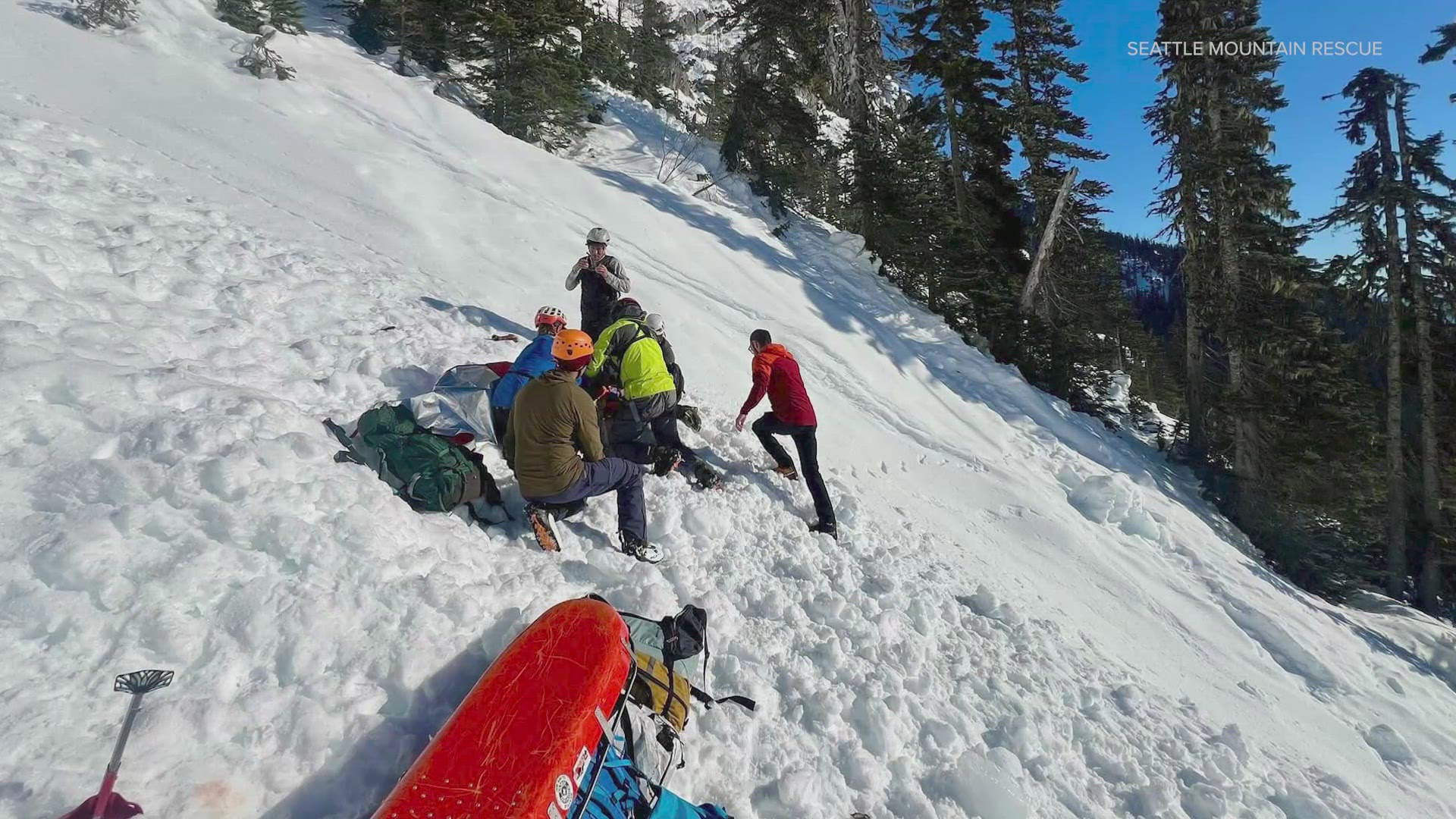 Jumper Rescue Ring Base jumper rescued after fall on peak near Alpental | king5.com