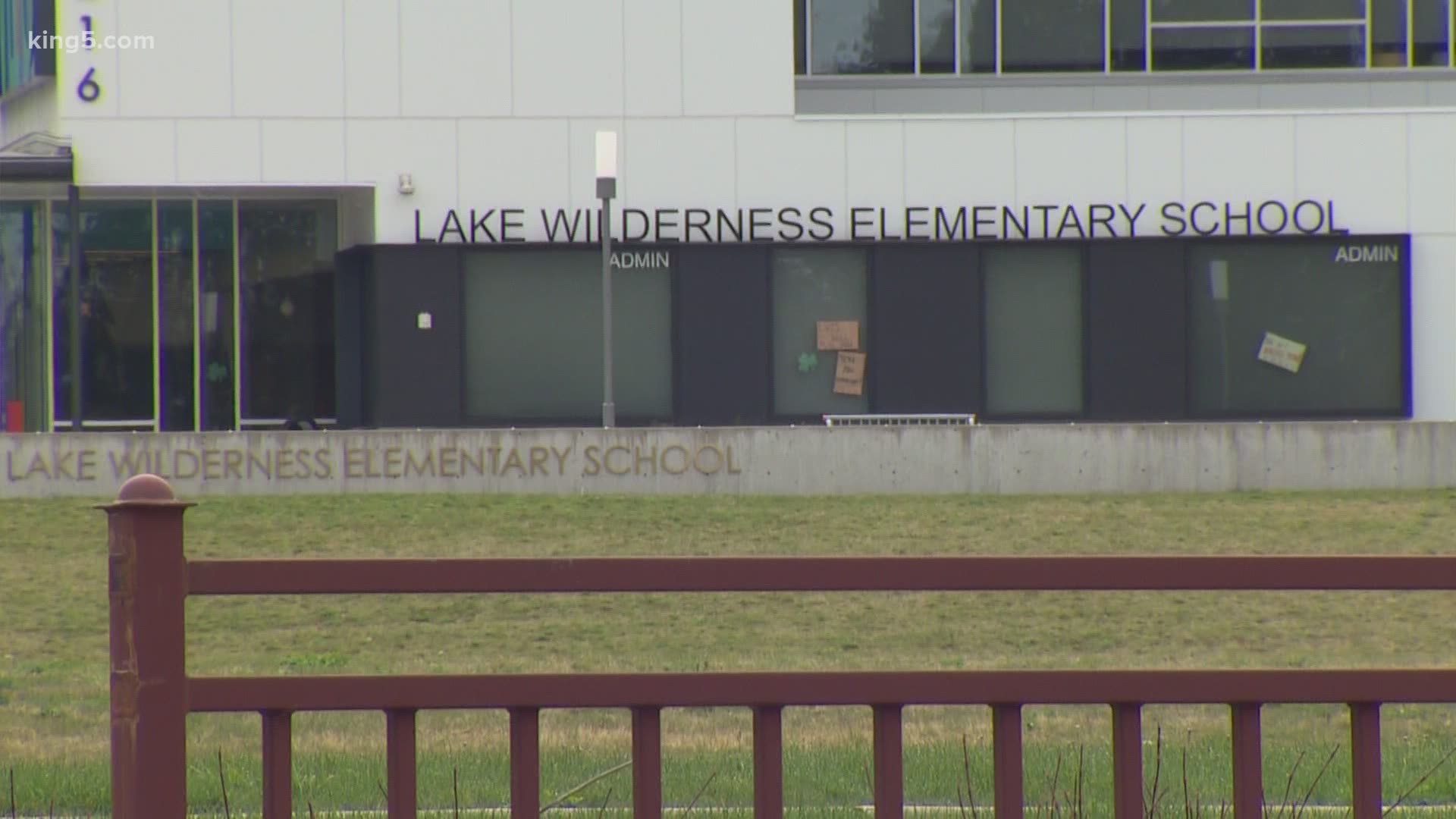 Lake Wilderness Elementary in Maple Valley is taking the coronavirus crisis day by day, and helping out essential workers who need child care.