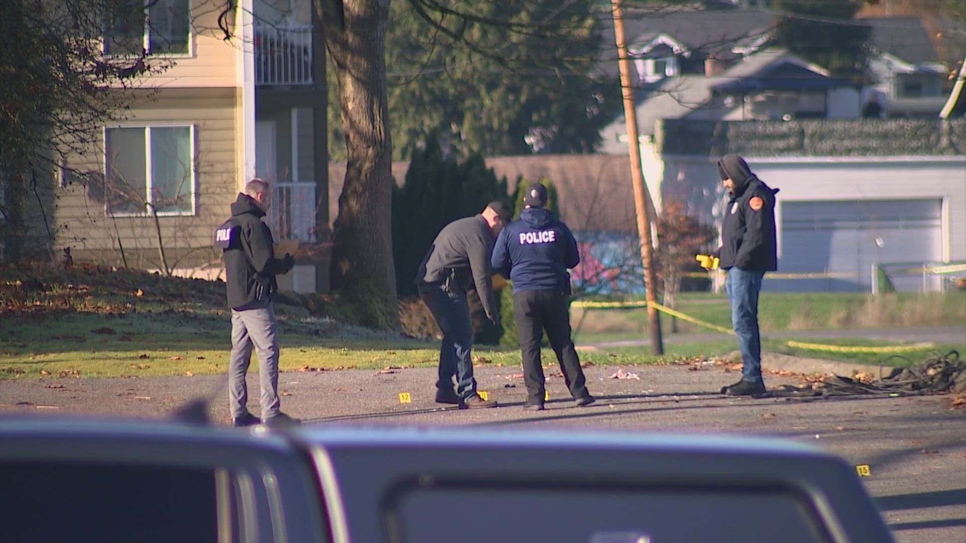 A teenager was shot and killed early Sunday morning at Henry M. Jackson Park on State St. in Everett