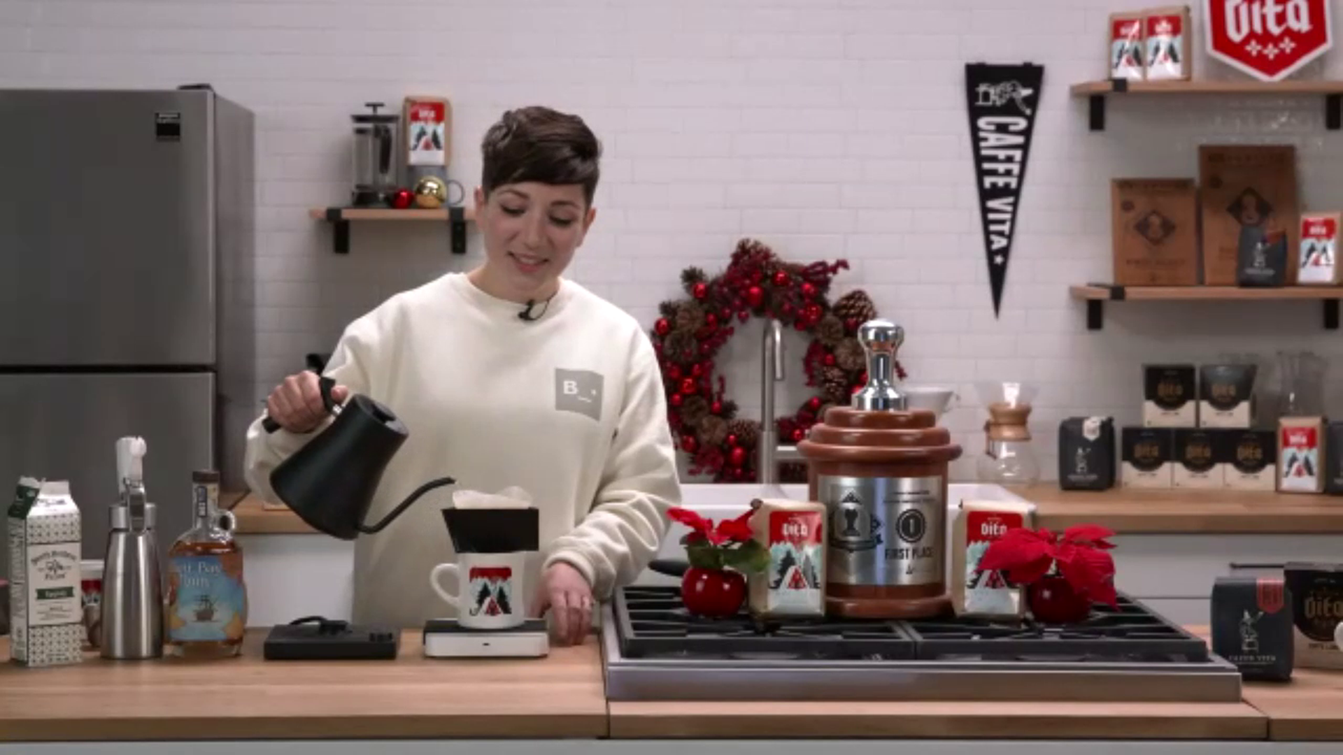 We learn from the pros! The 2019 U.S. Barista Champion shows us how to achieve a great pour-over.