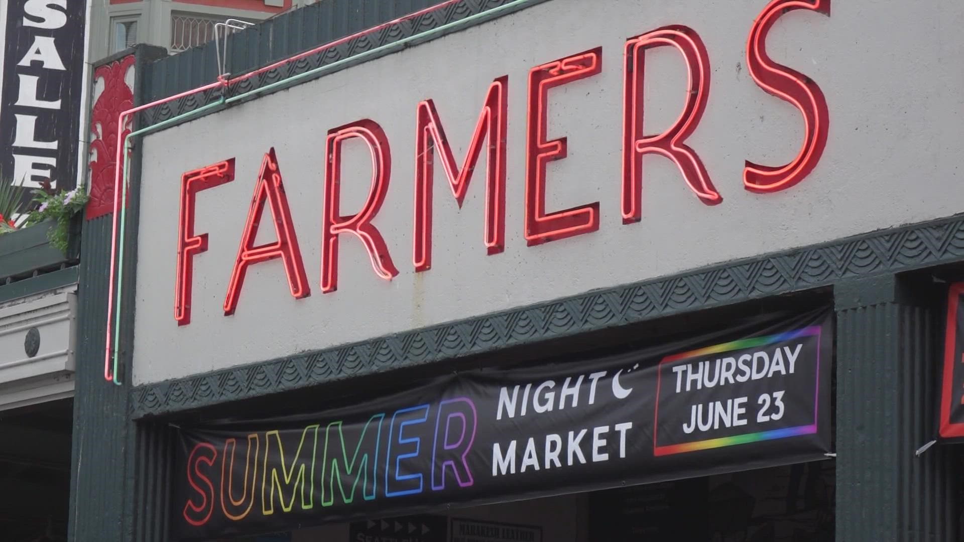Pike Place Market kicks off summer with a Pride Month themed Night Market!