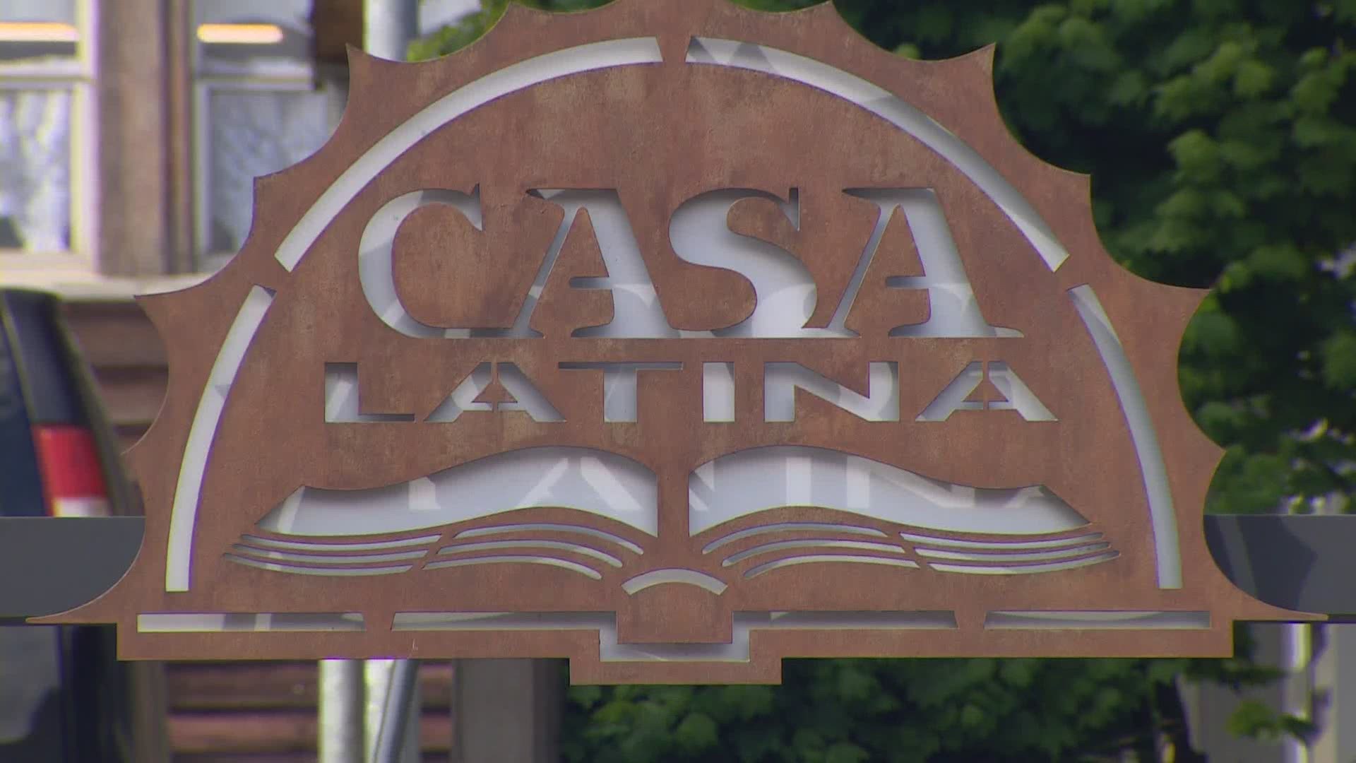 Protesters demanded Casa Latina do a better job of protecting its workers after a female employee accused a male superior of sexual misconduct.