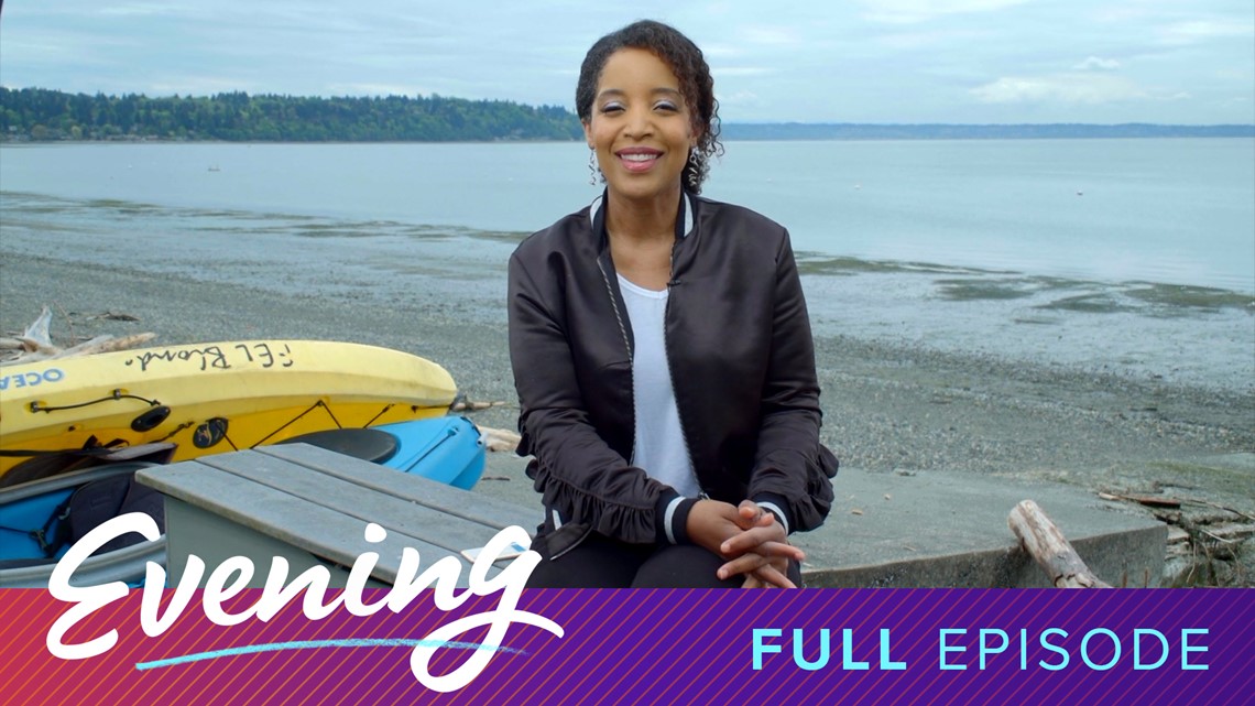 Mon 4/27, KING 5 Evening from Angela Poe Russell's Backyard, Full ...